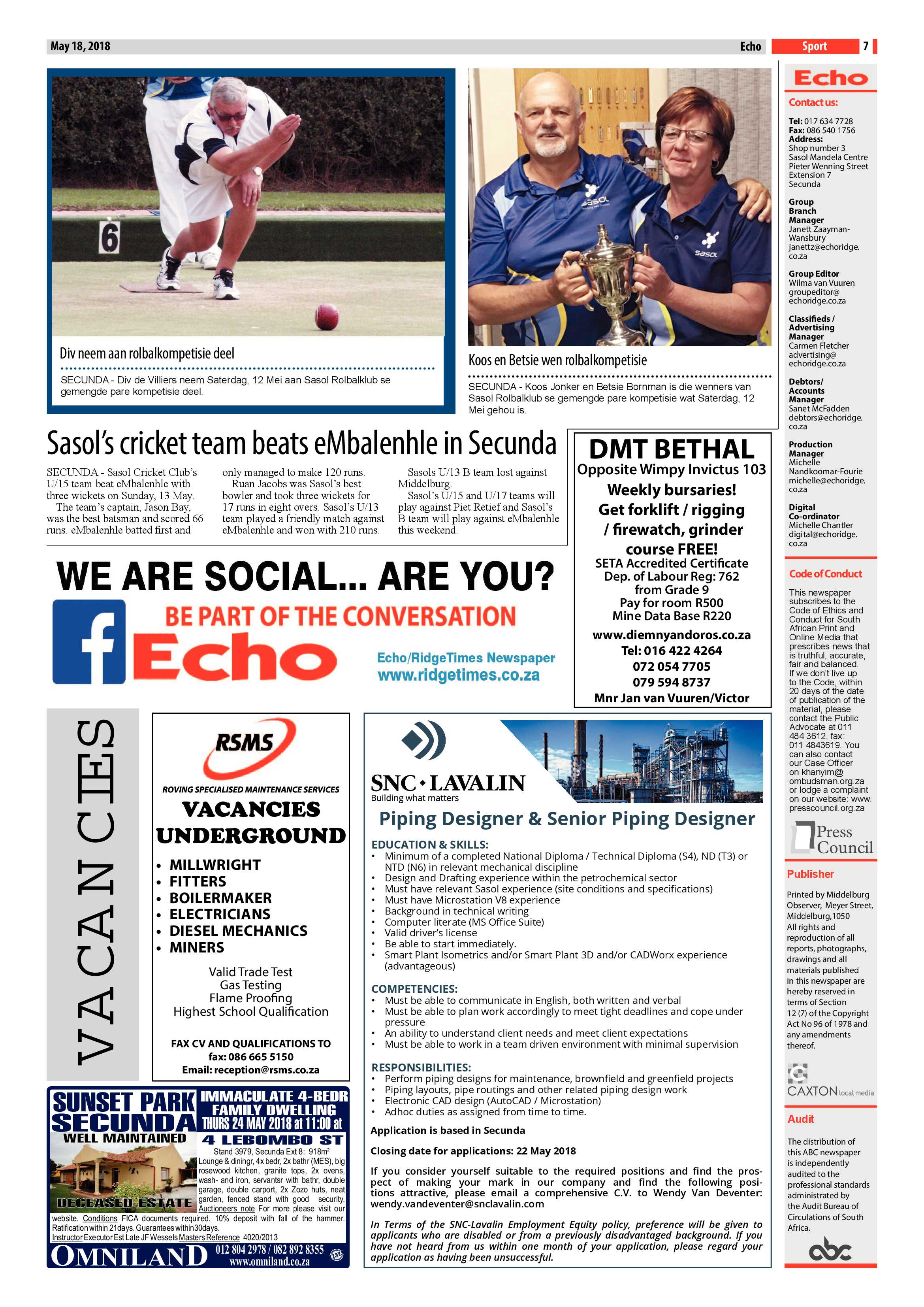 Echo 18 May 2018 page 7