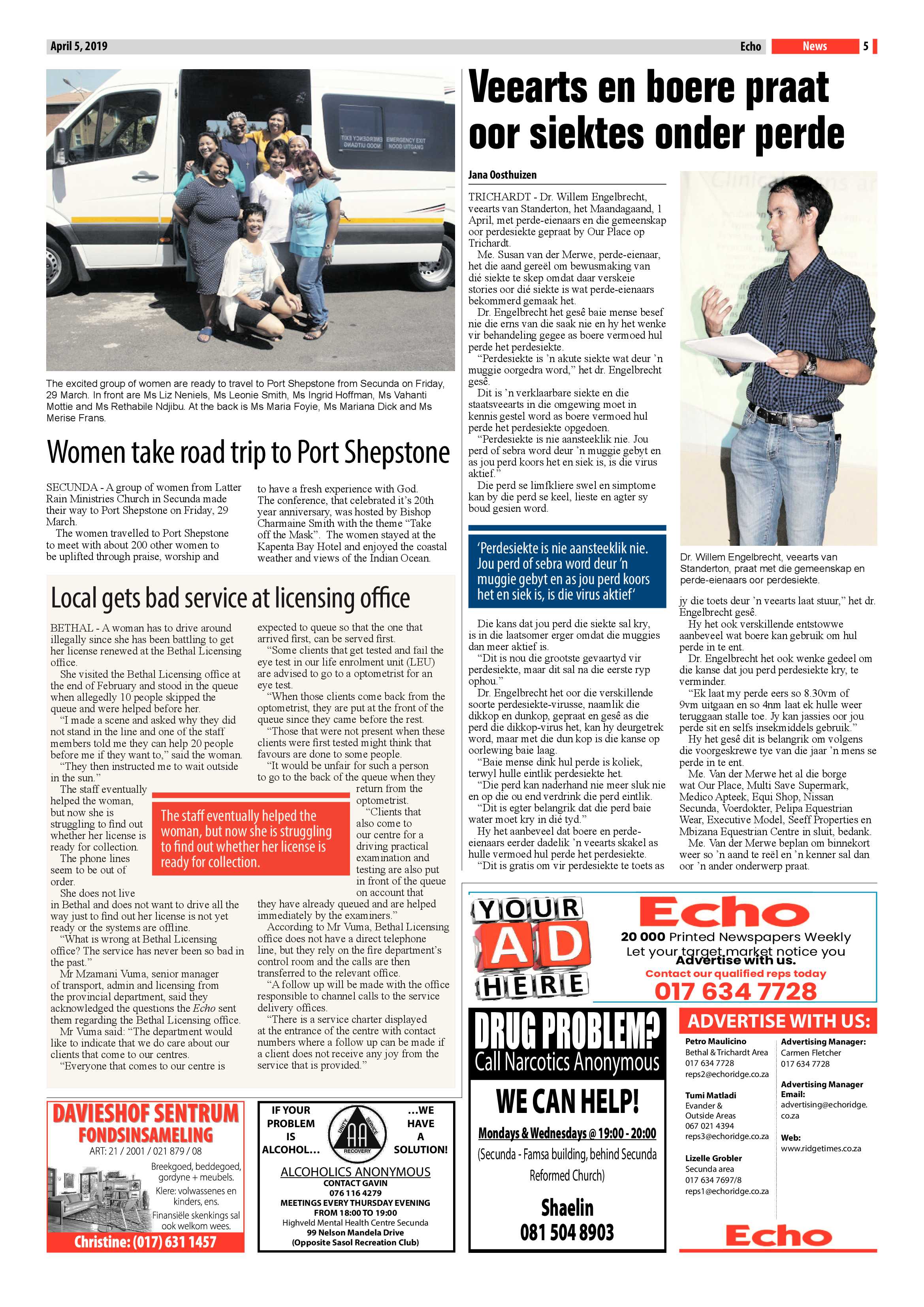 Echo 5 April 2019 page 5