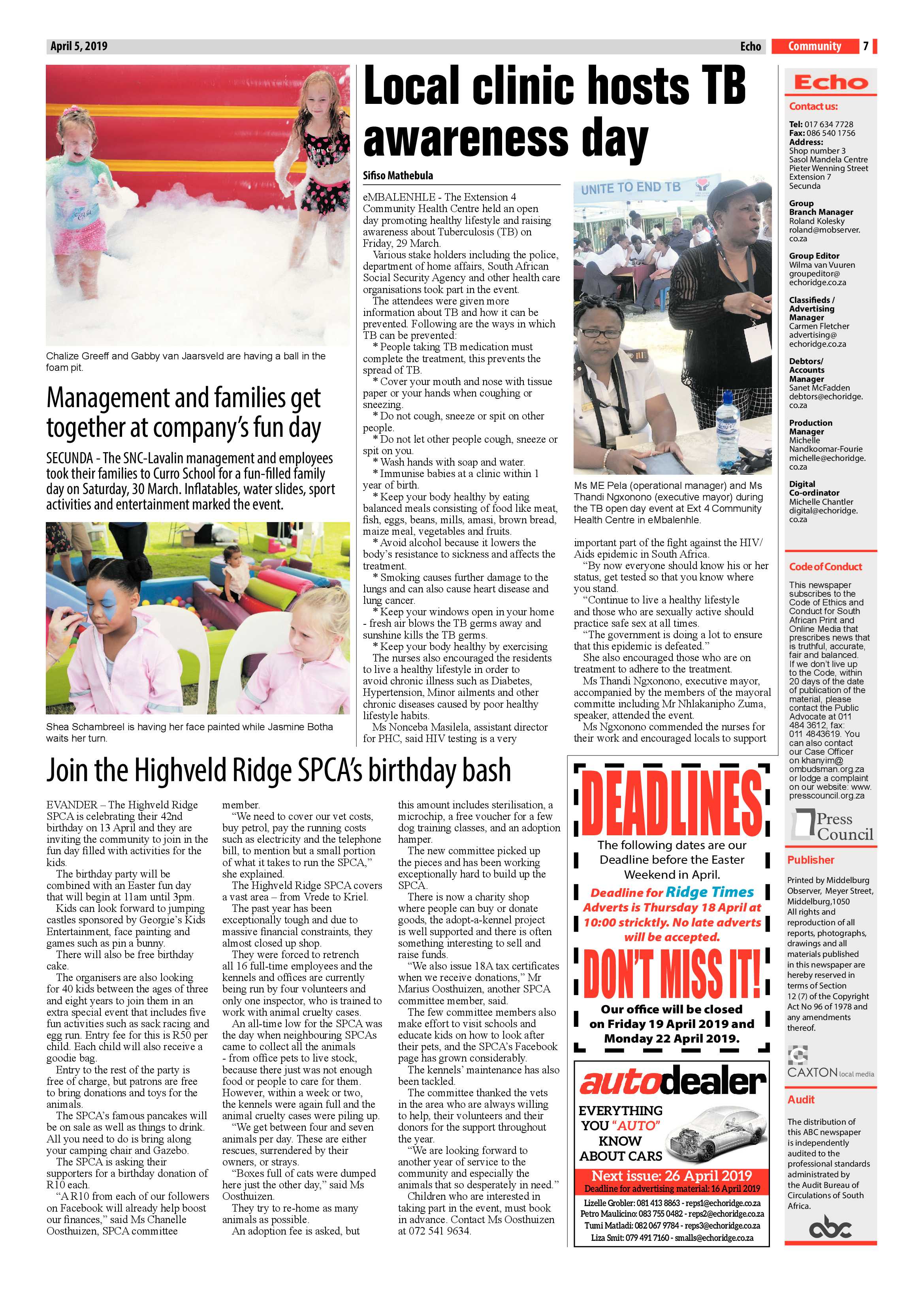 Echo 5 April 2019 page 7