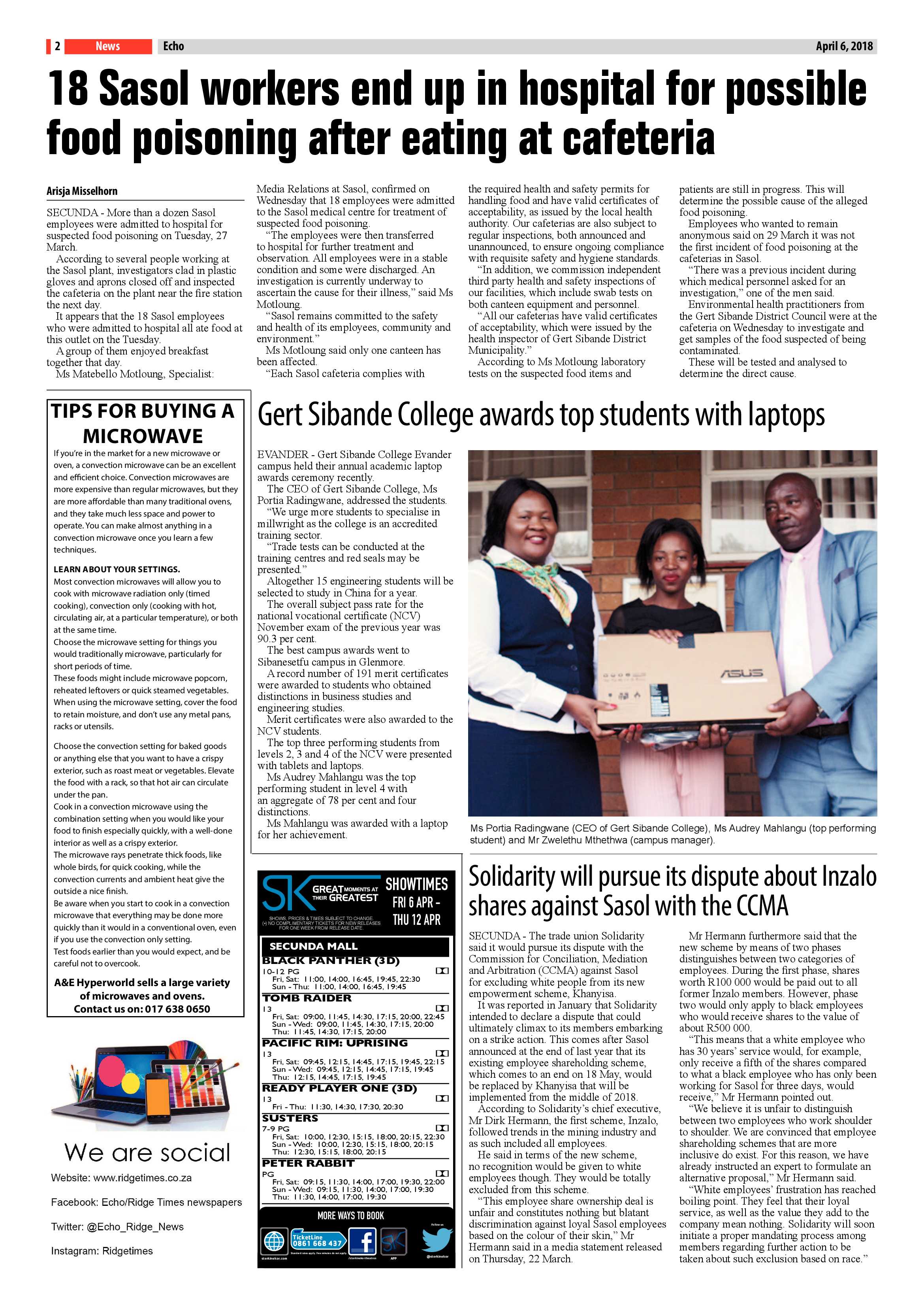 Echo 6 April 2016 page 2