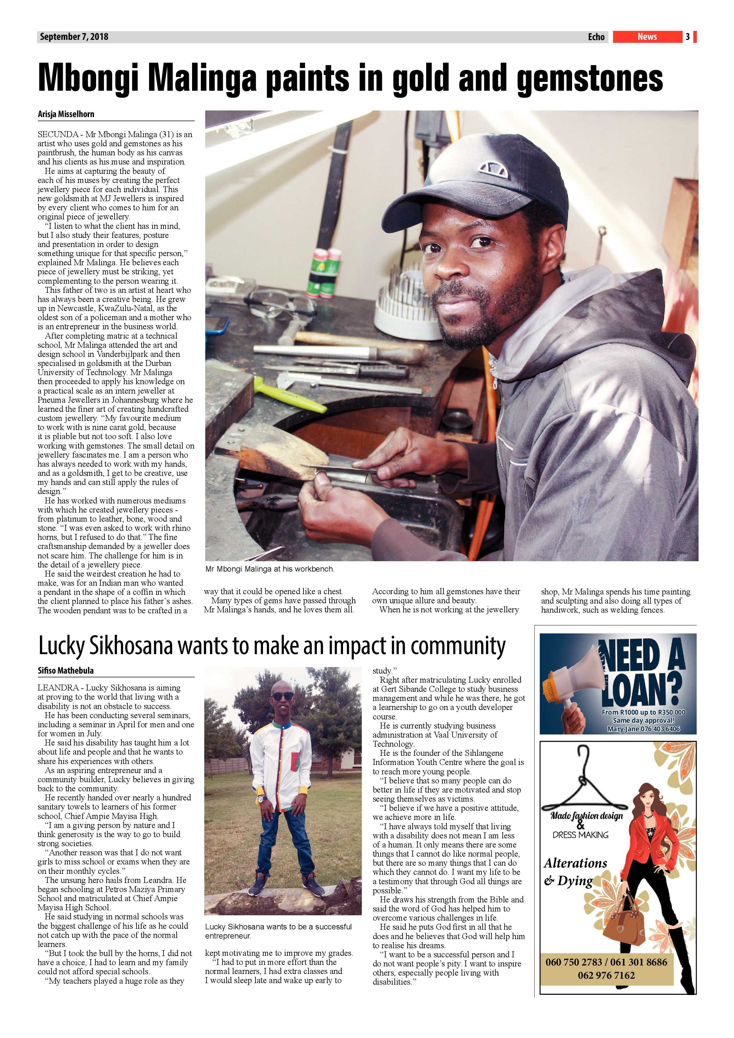 Echo 7 September 2018 page 3