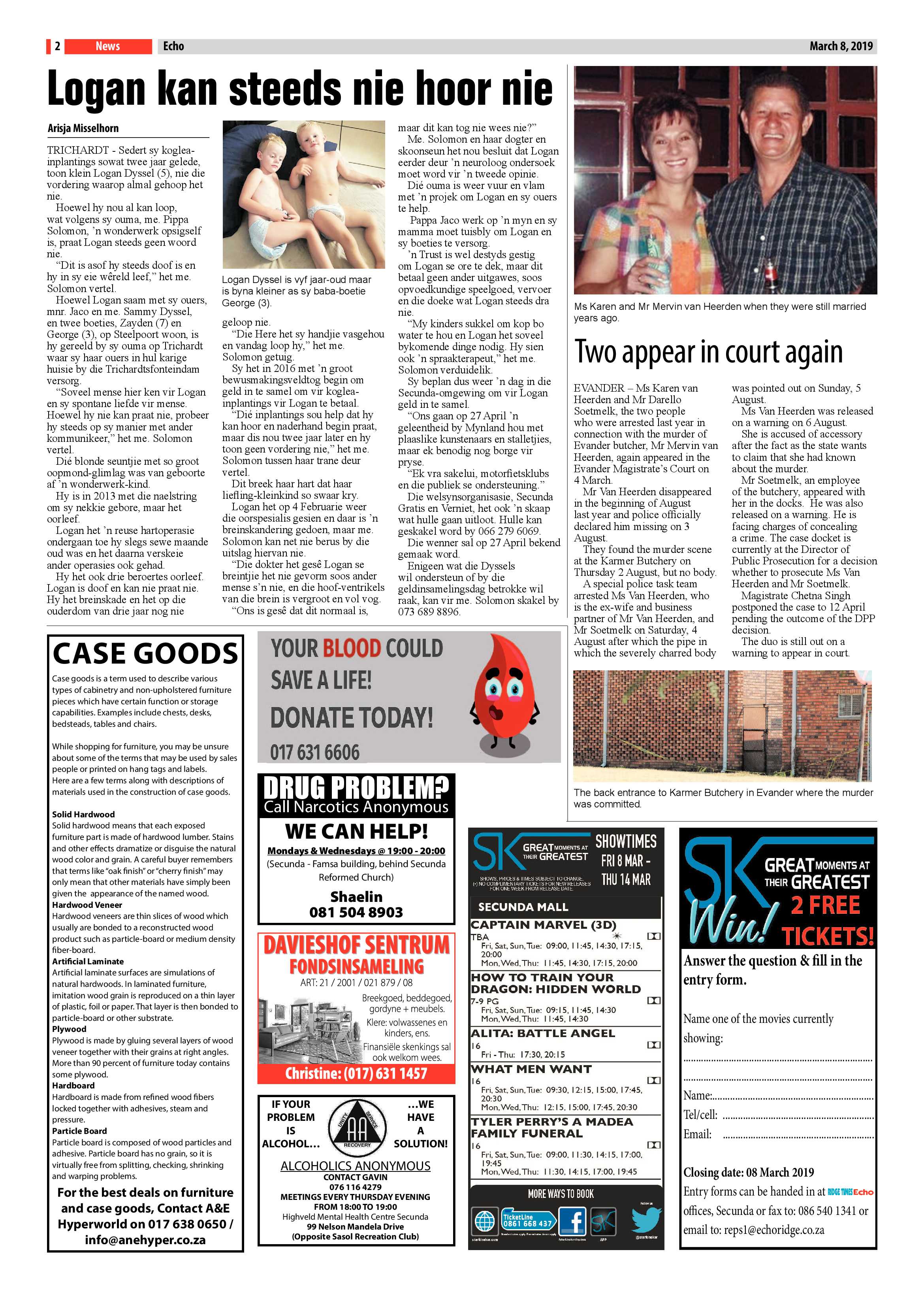 Echo 8 March 2019 page 2
