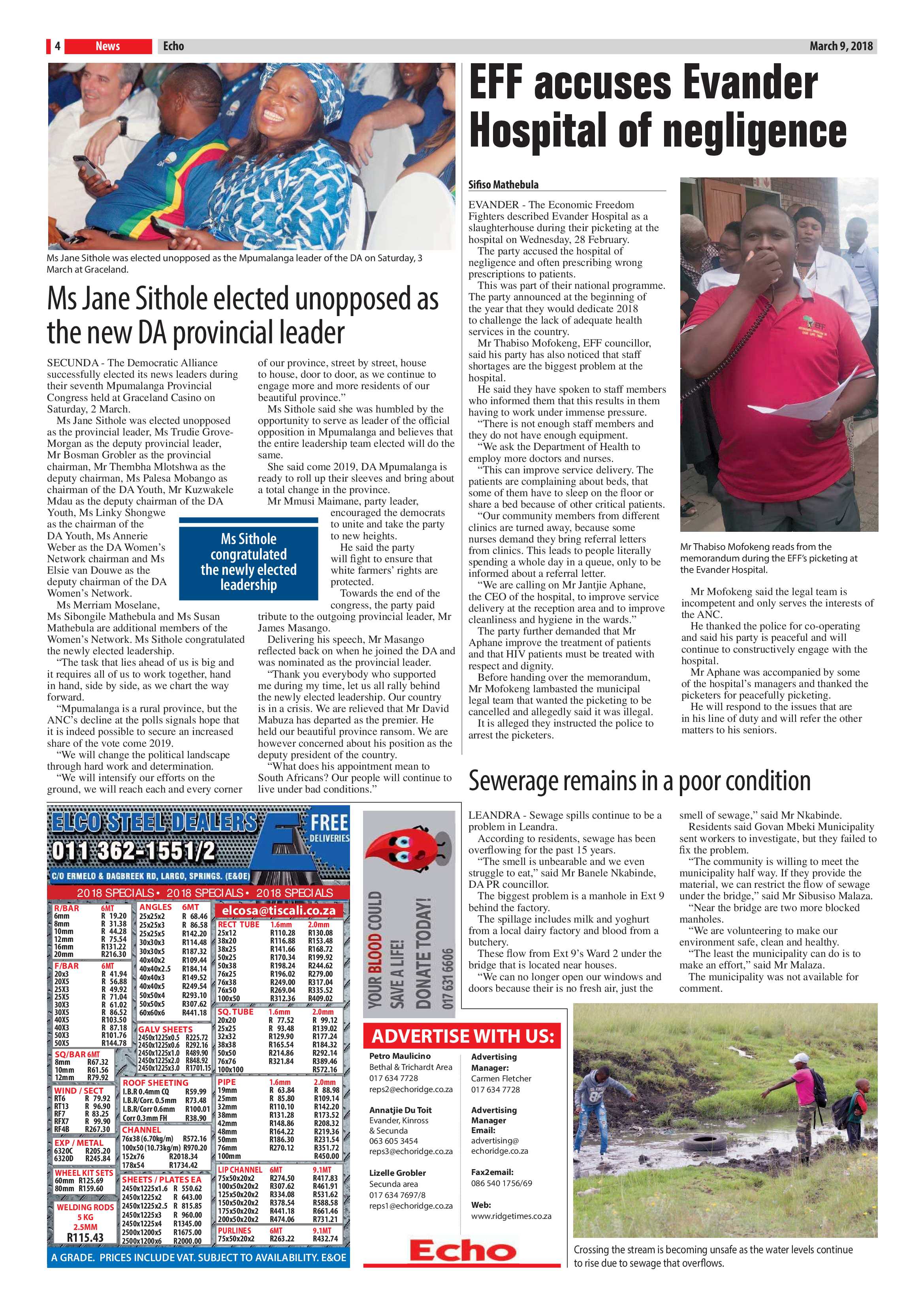 Echo 9 March 2018 page 4