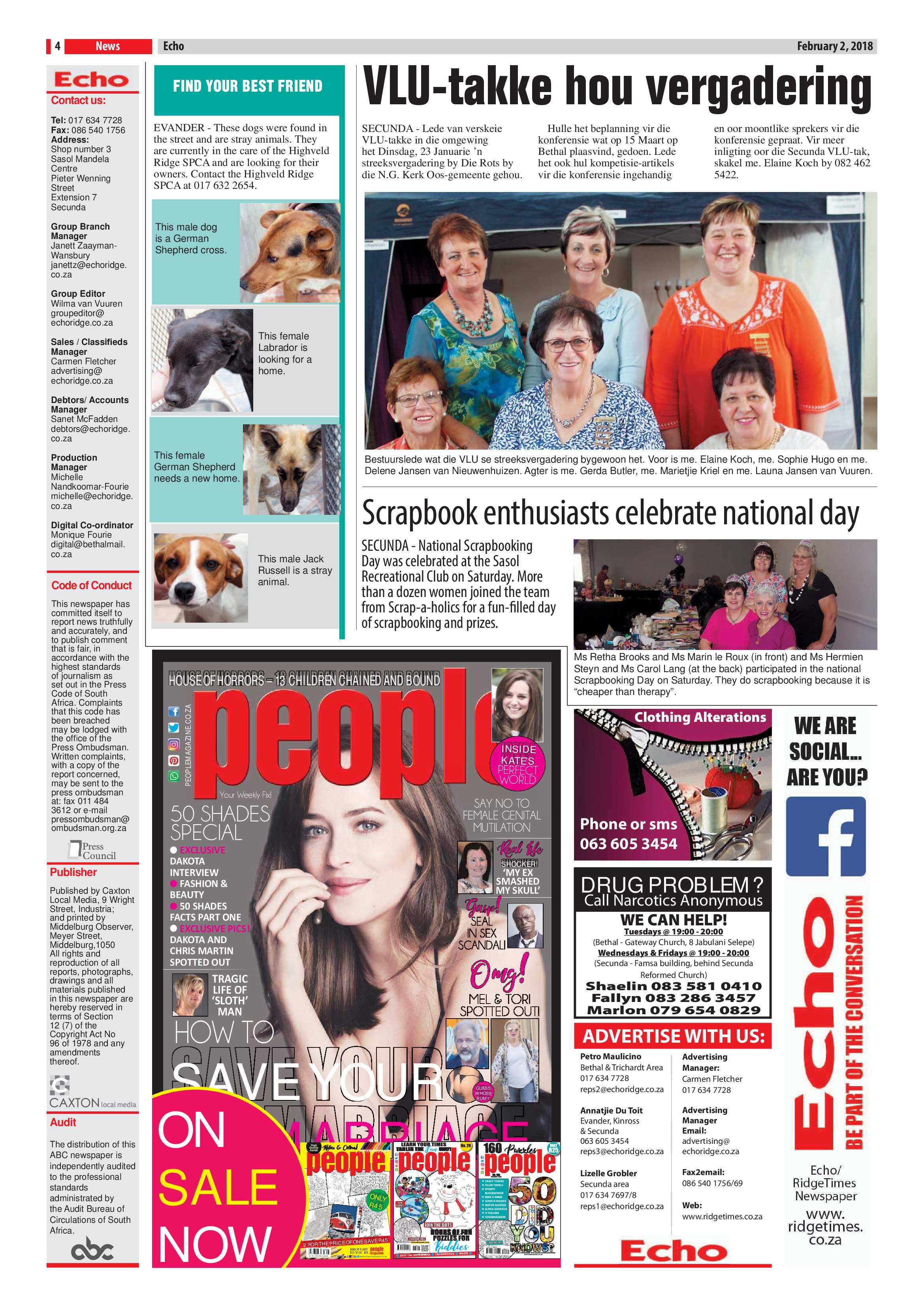 Echo Ridge 02 February 2018 page 4