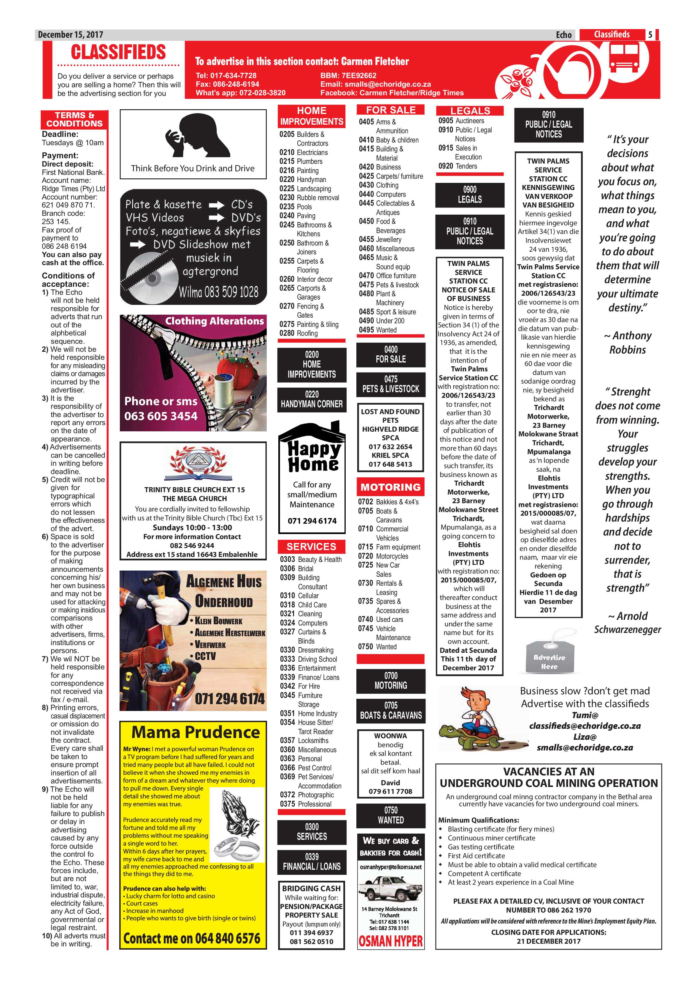Echo 15 December 2017 page 5