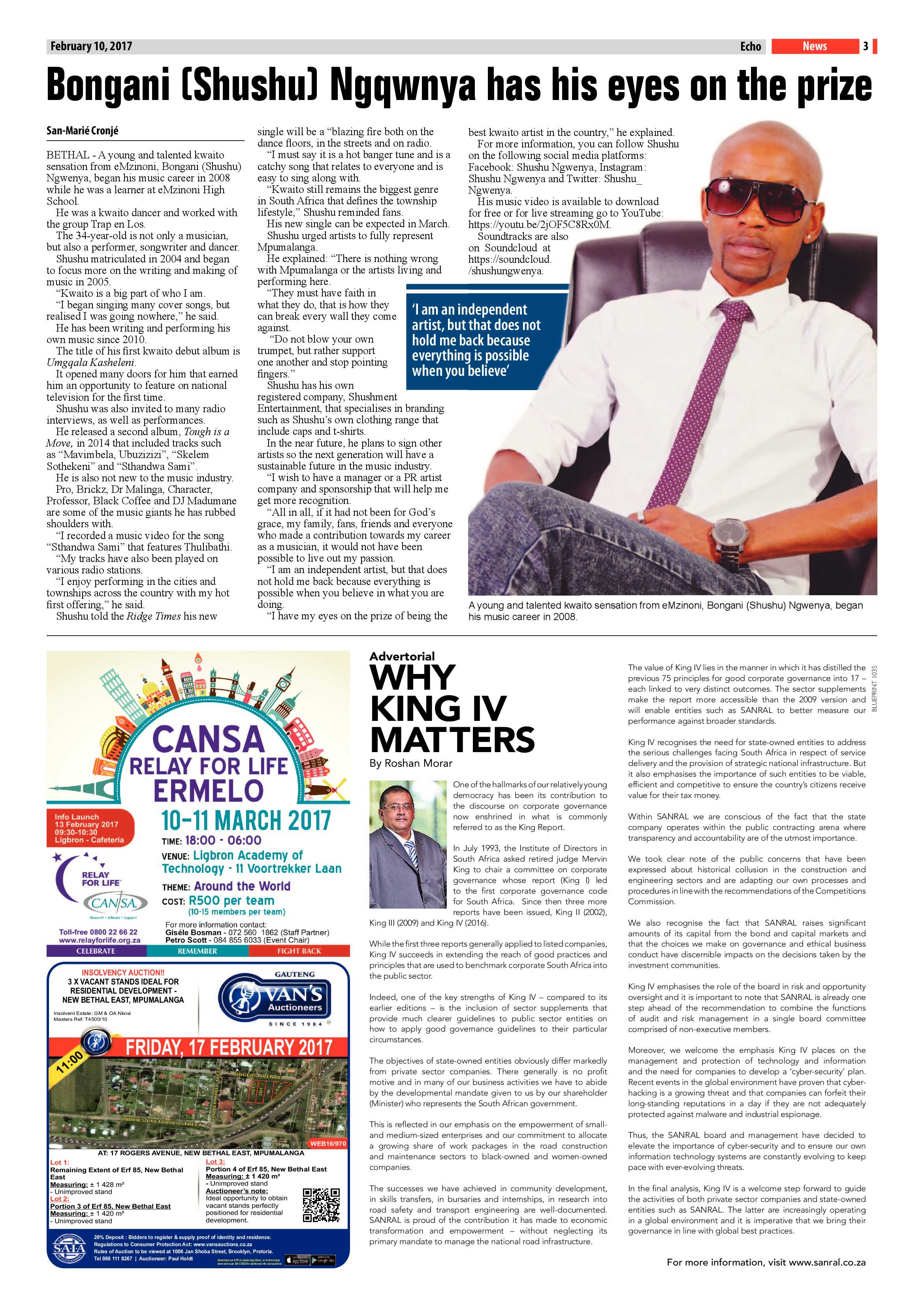 Echo, 10 February 2017 page 3