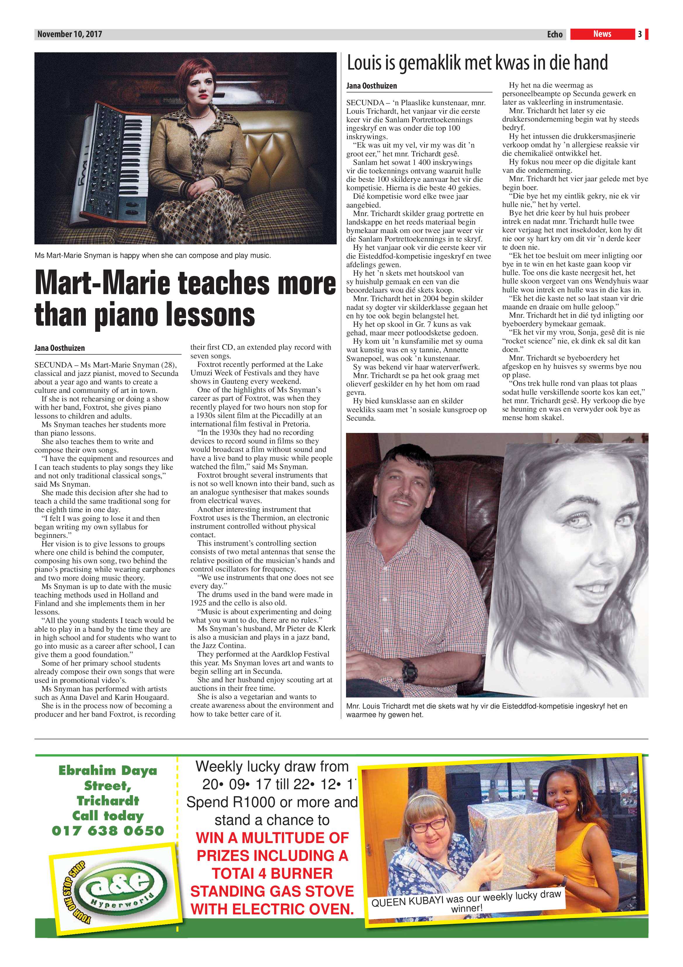 Echo, 10 November 2017 page 3