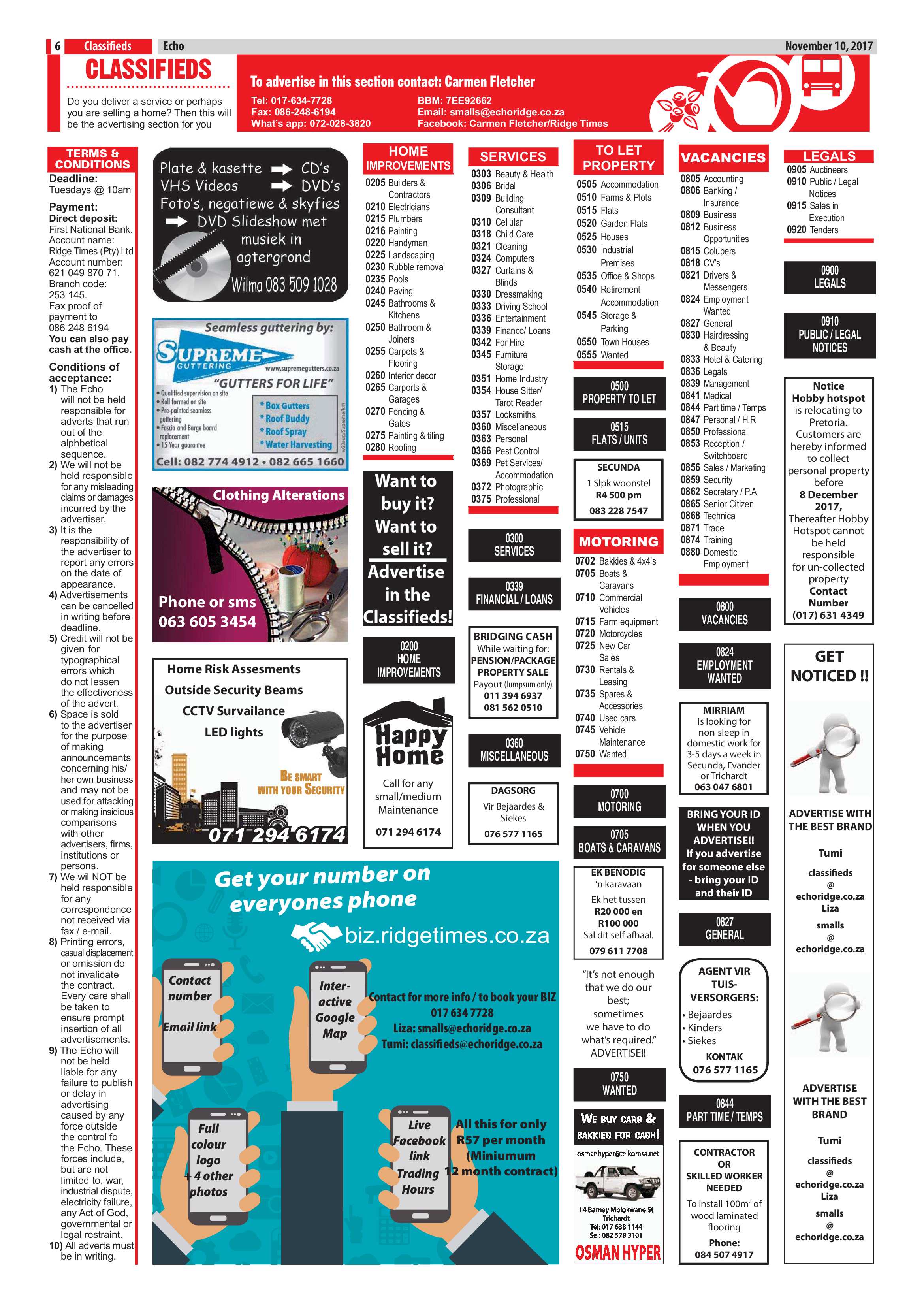 Echo, 10 November 2017 page 6