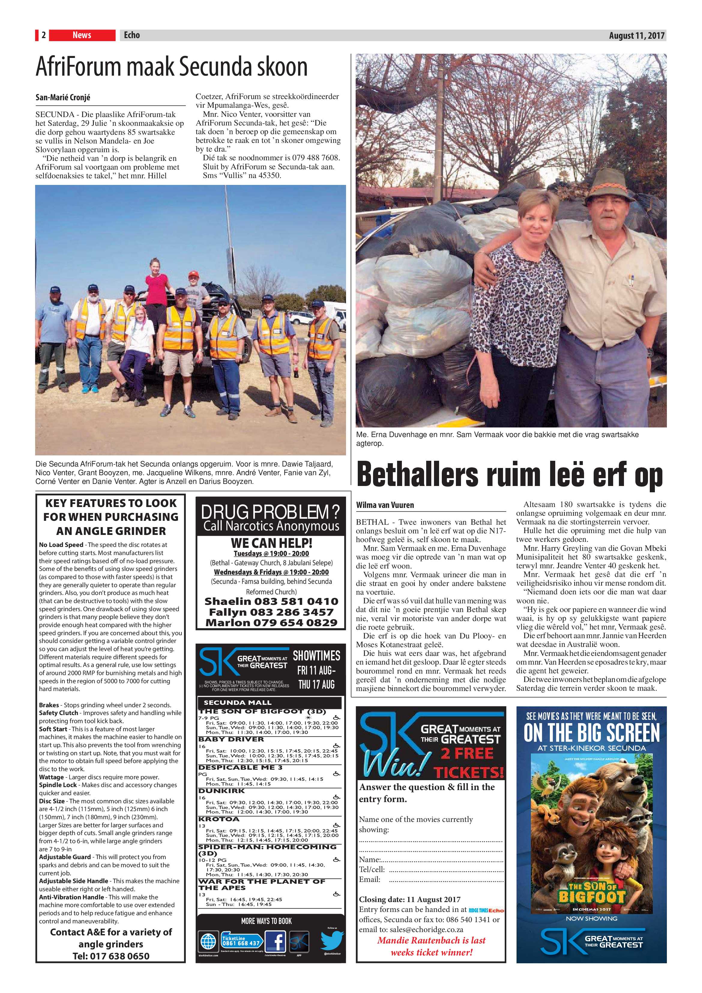 Echo, 11 August 2017 page 2