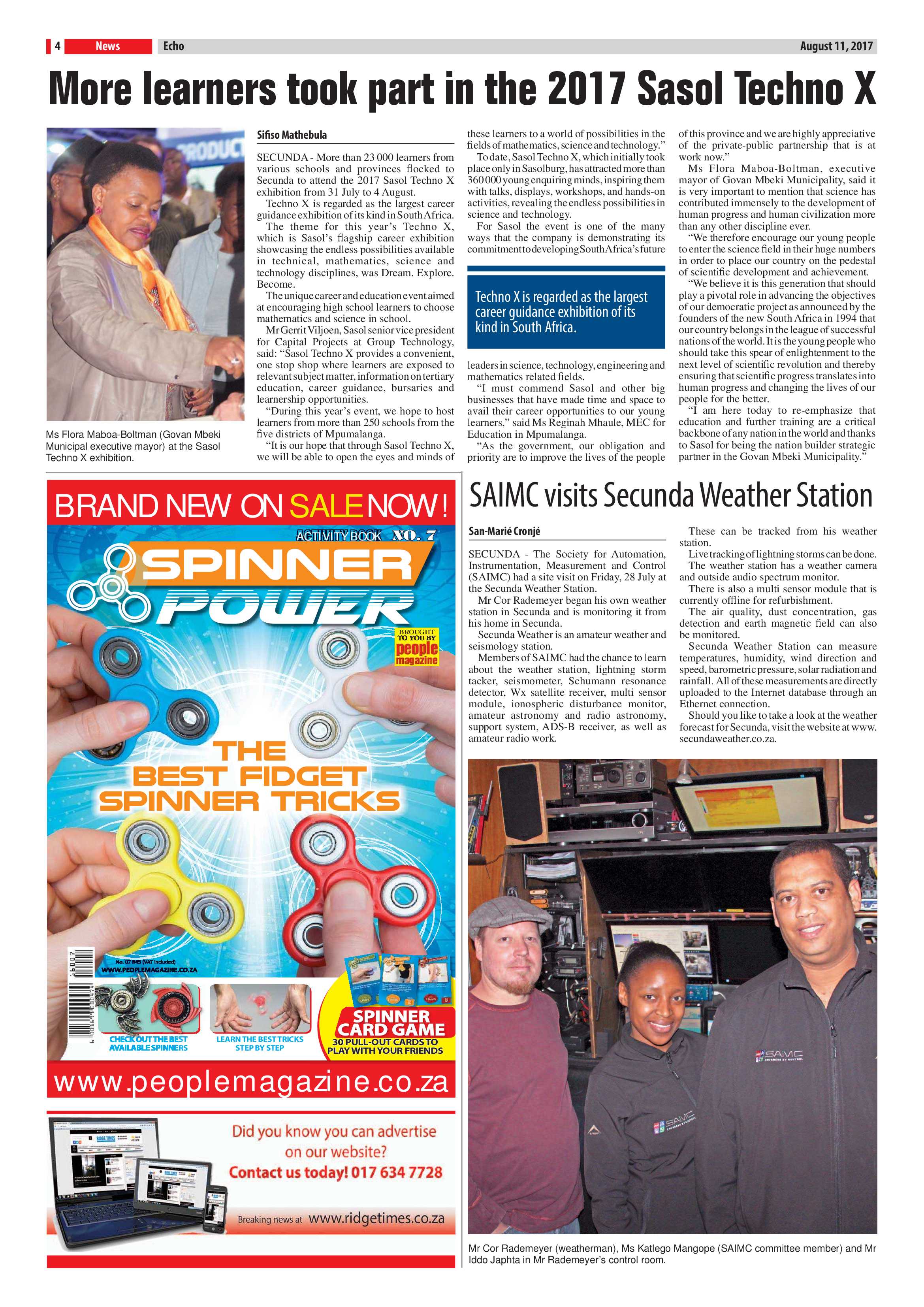 Echo, 11 August 2017 page 4