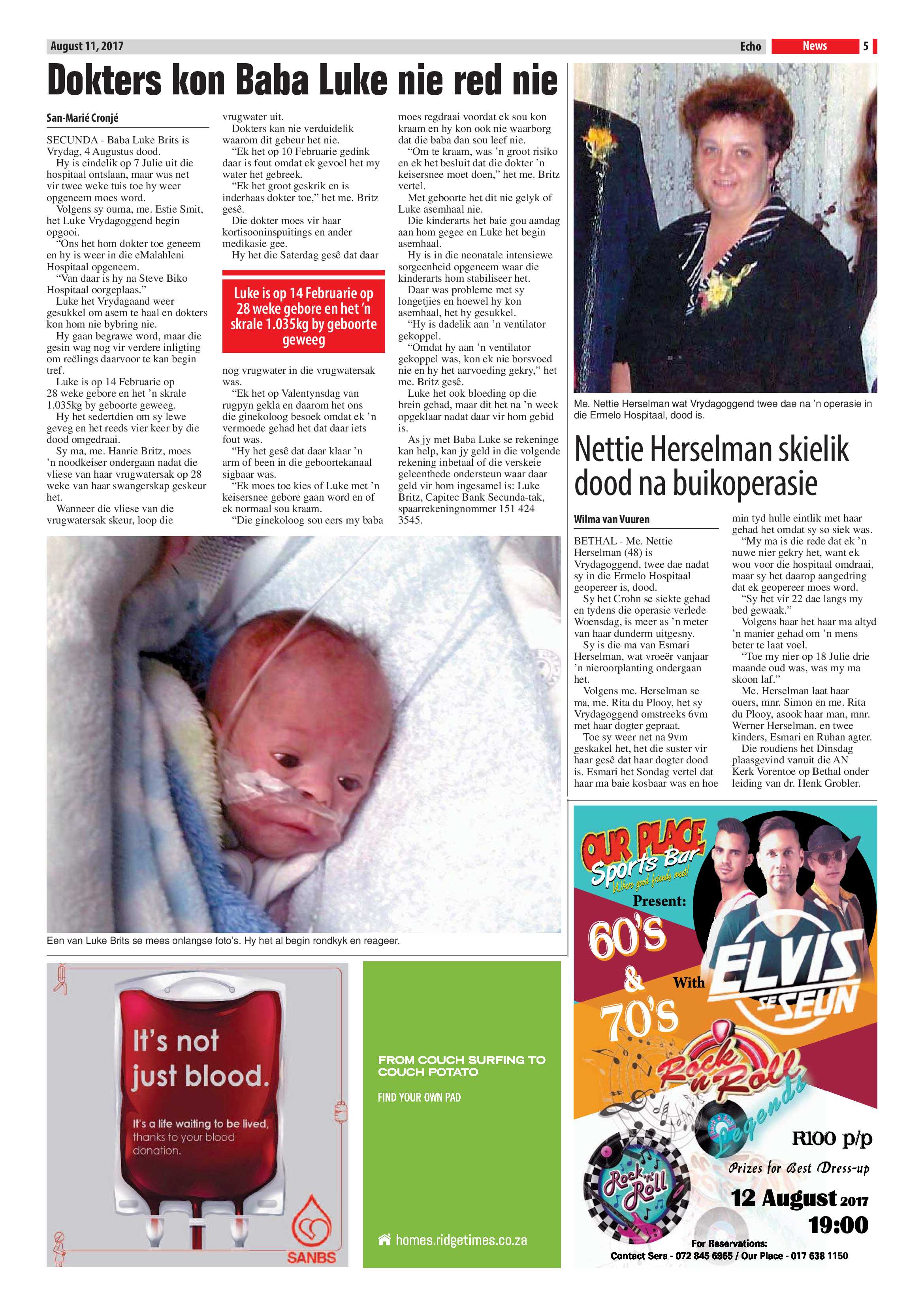 Echo, 11 August 2017 page 5