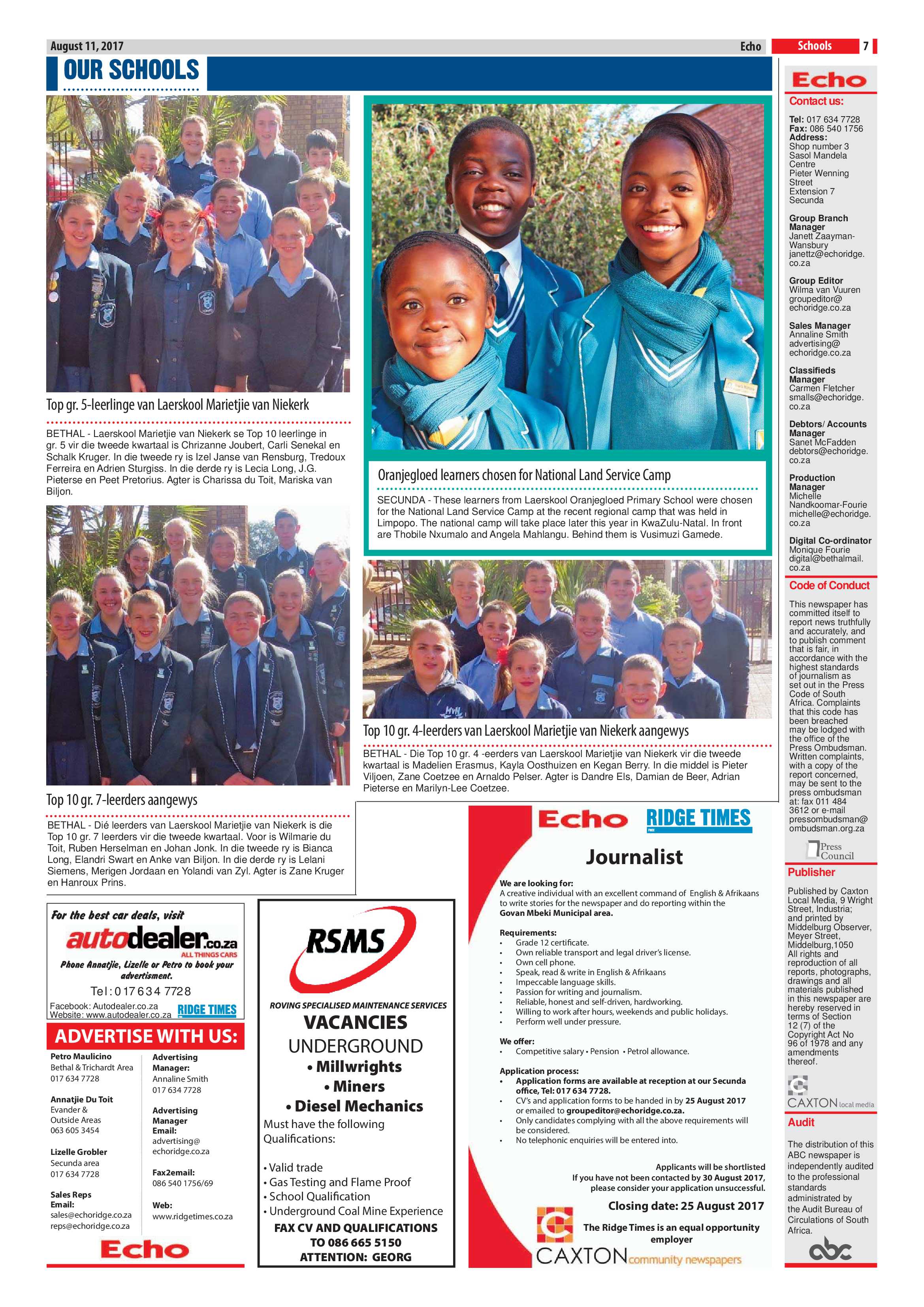 Echo, 11 August 2017 page 7