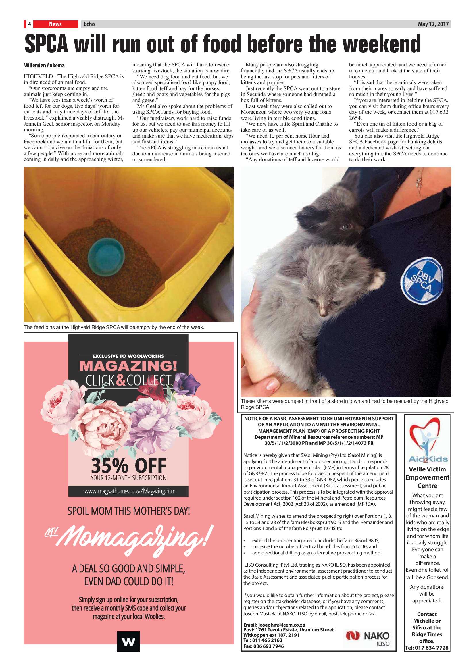 Echo, 12 May 2017 page 4