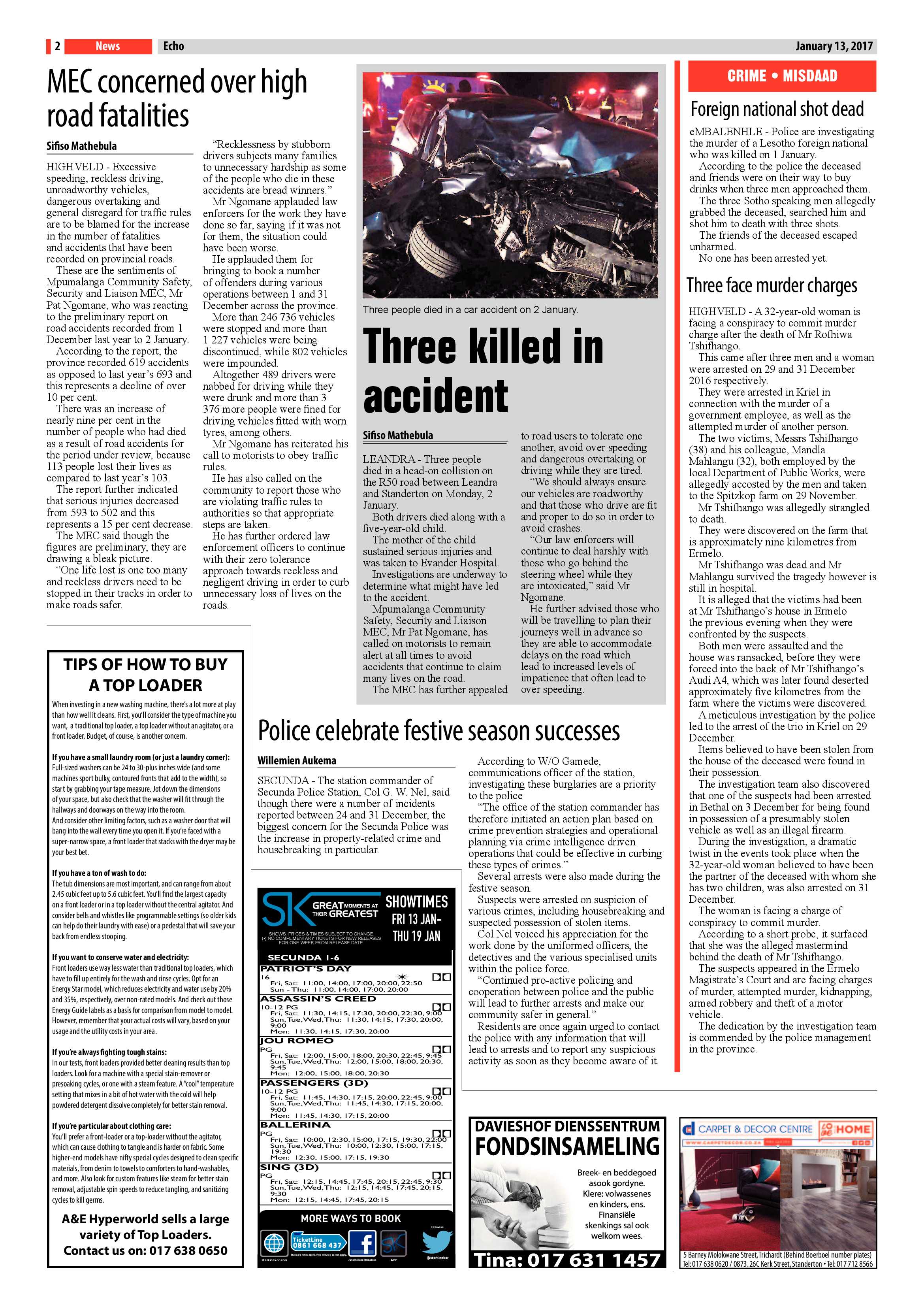 Echo, 13 January 2017 page 2