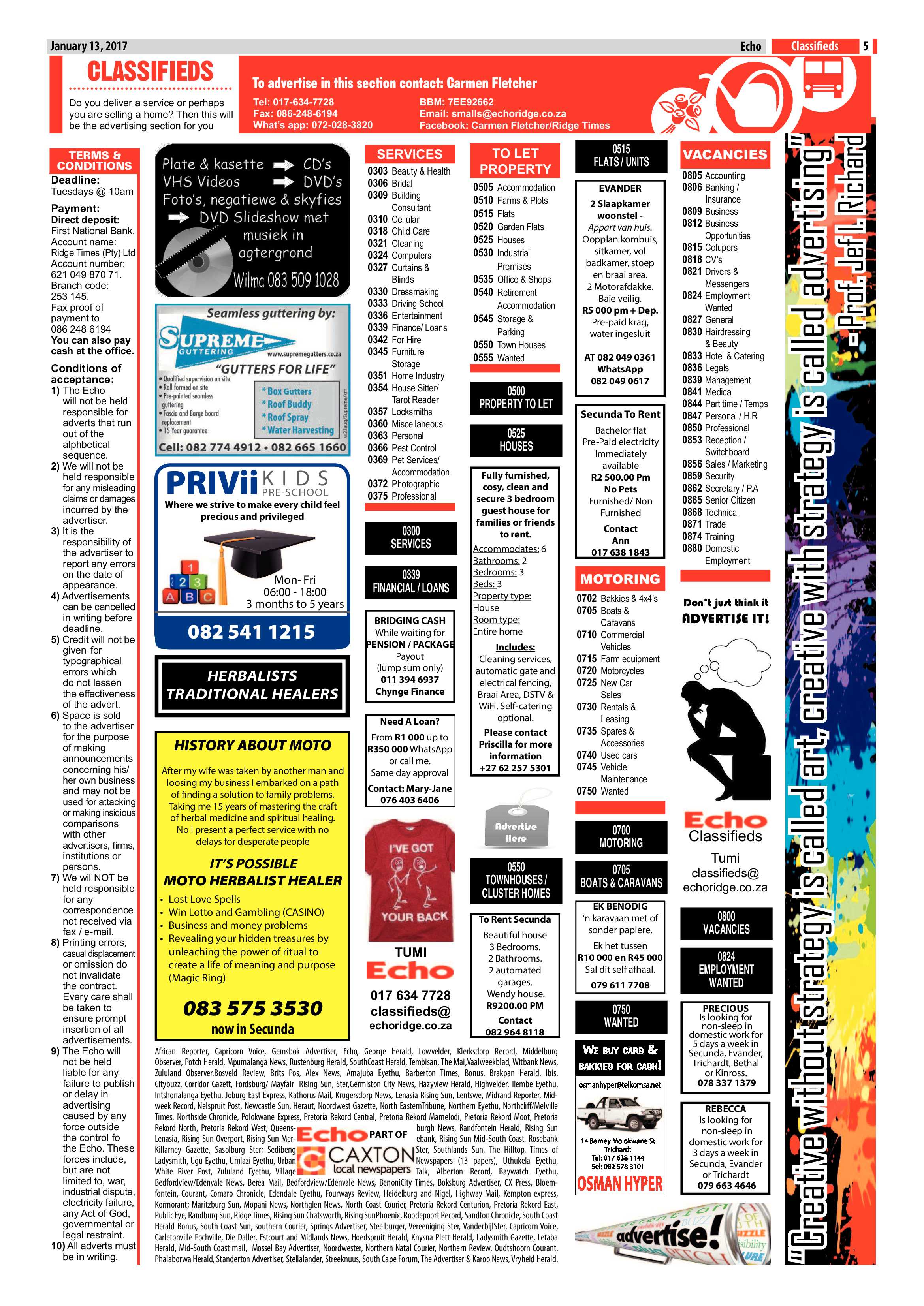 Echo, 13 January 2017 page 5