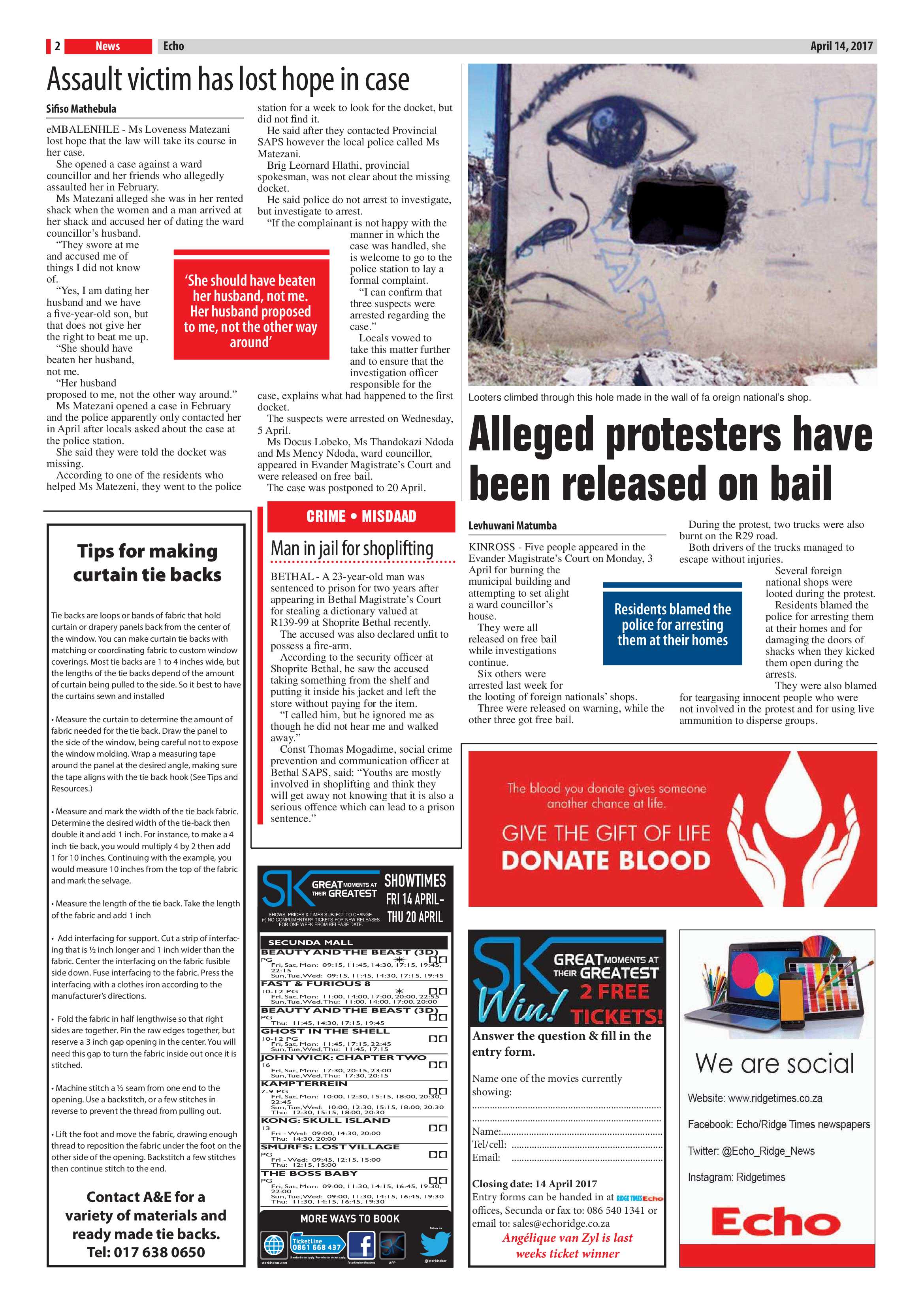 Echo, 14 April 2017 page 2