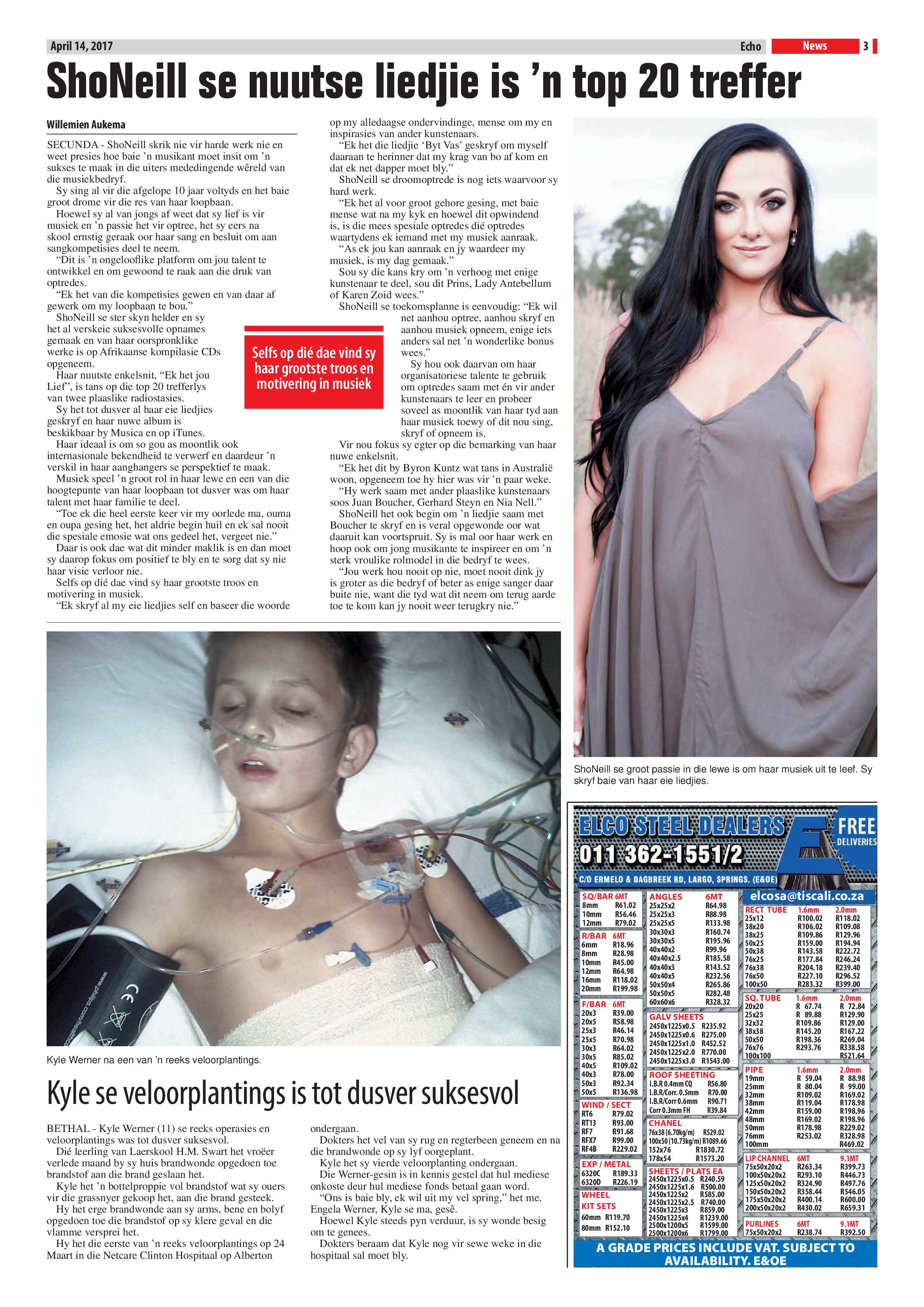 Echo, 14 April 2017 page 3