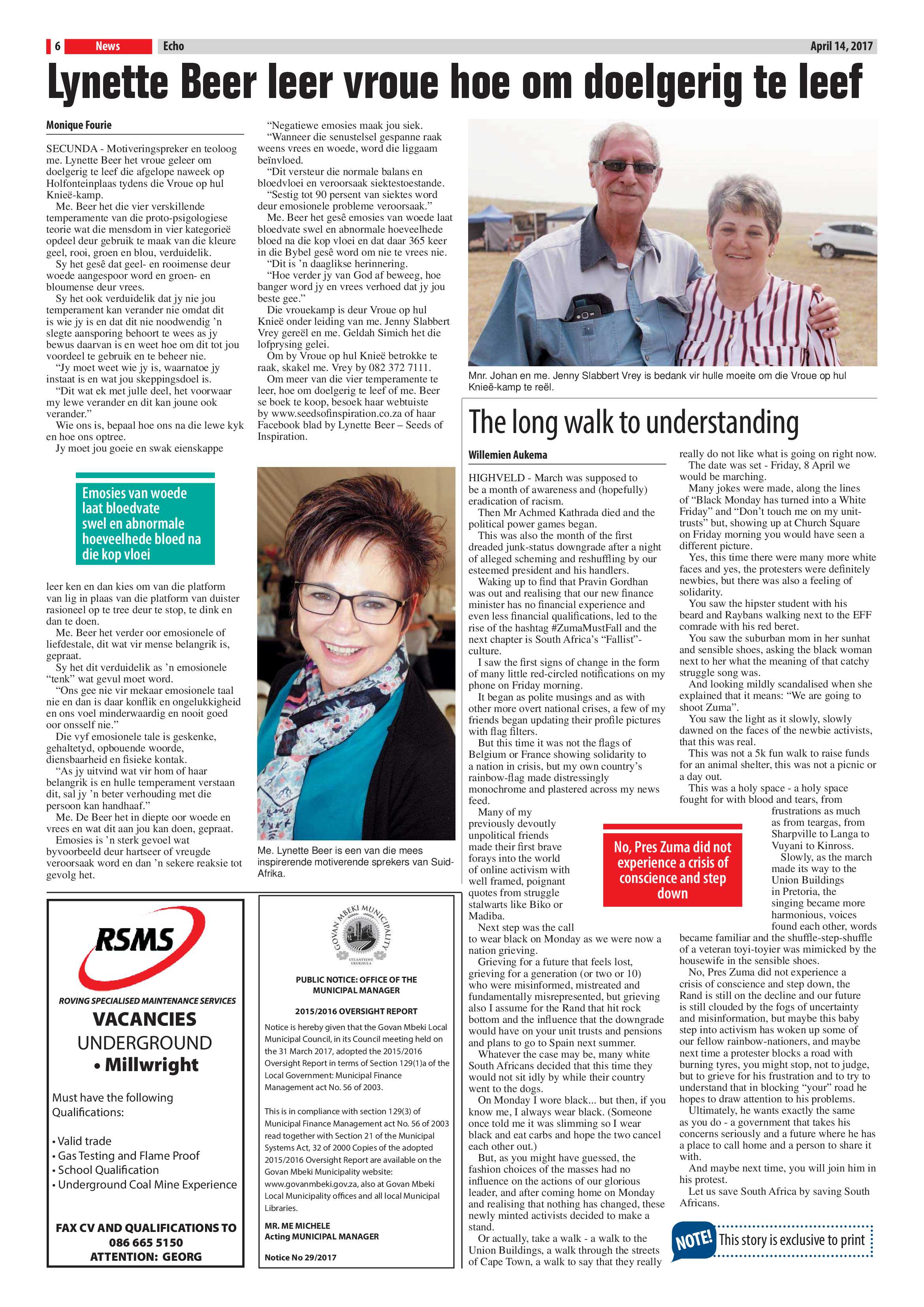 Echo, 14 April 2017 page 6