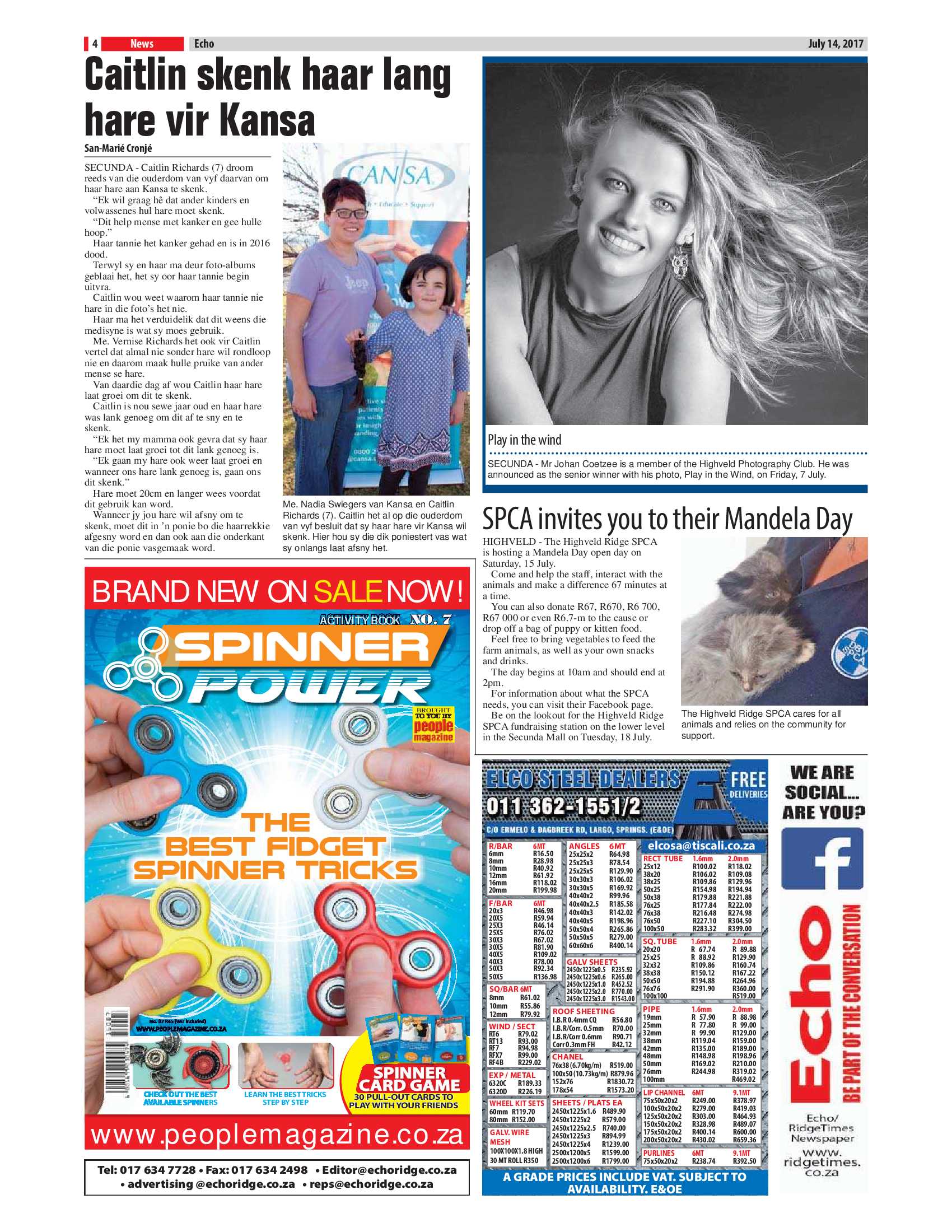 Echo, 14 July 2017 page 4