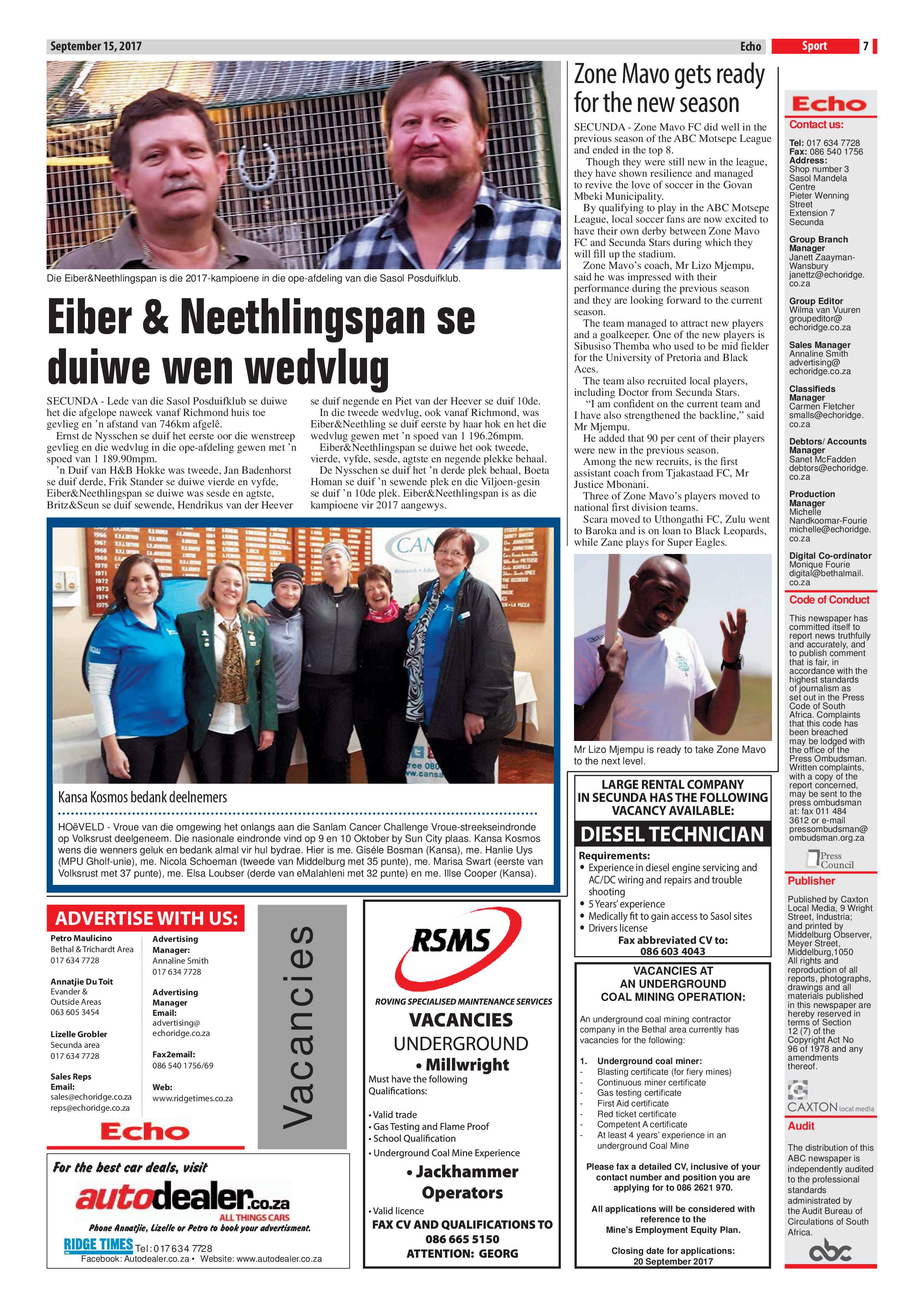 Echo, 15 September 2017 page 7