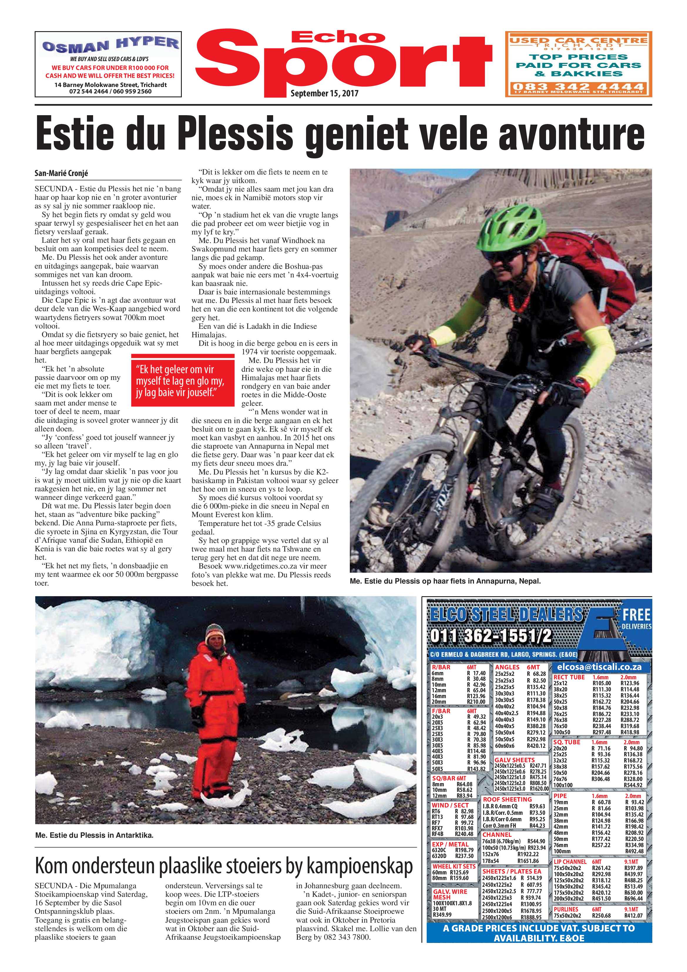 Echo, 15 September 2017 page 8