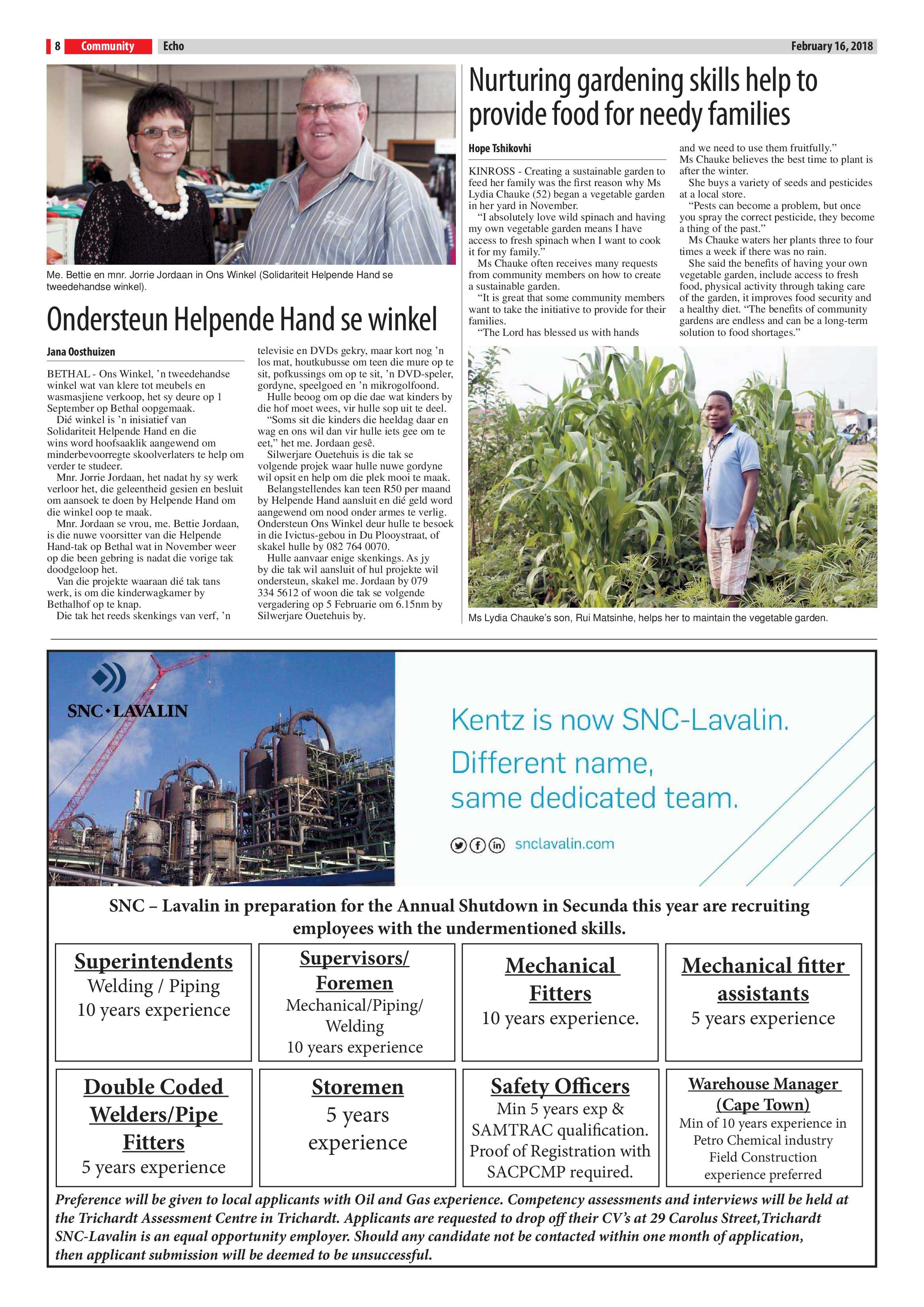 Echo, 16 February 2018 page 8