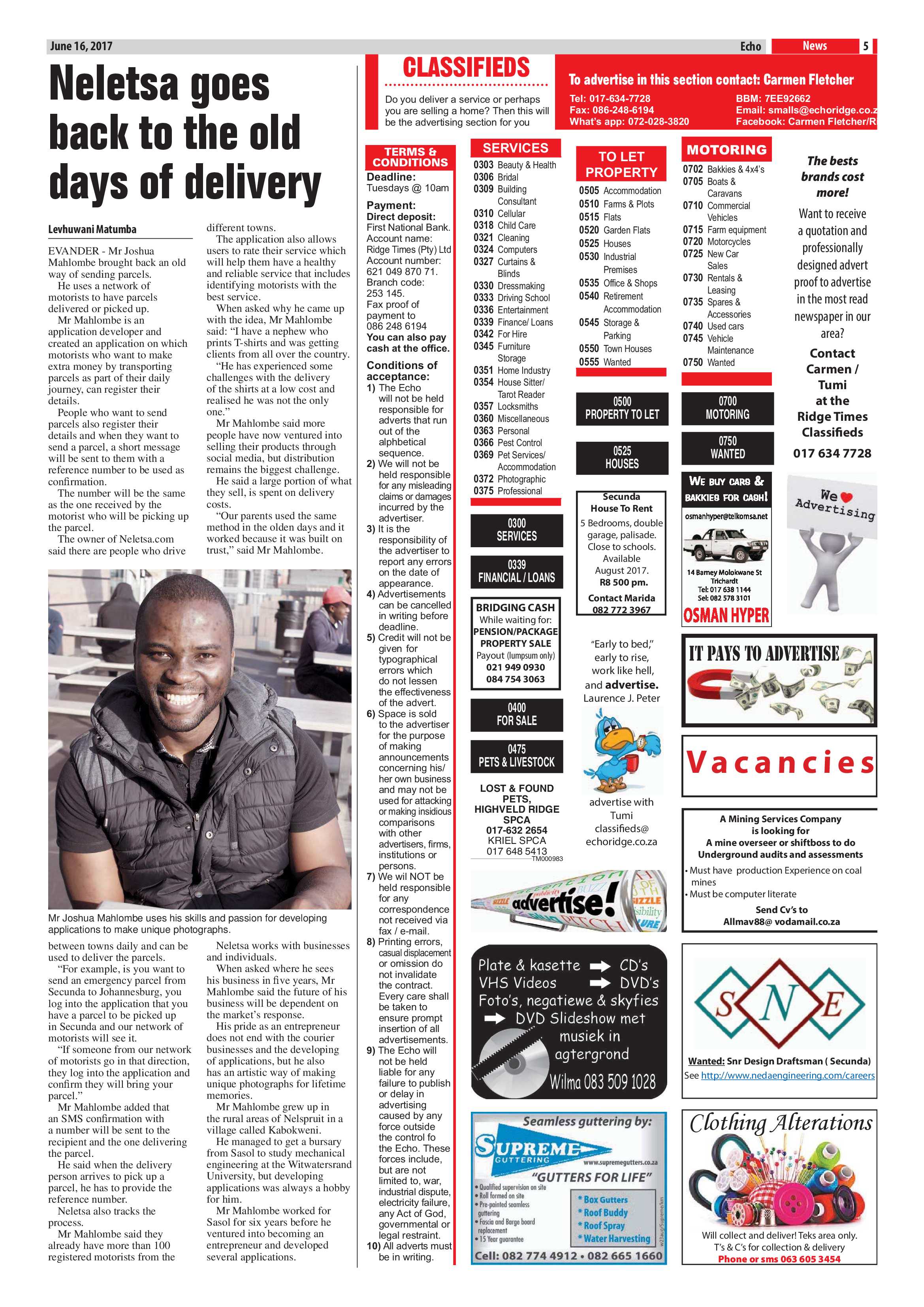 Echo, 16 June 2017 page 5