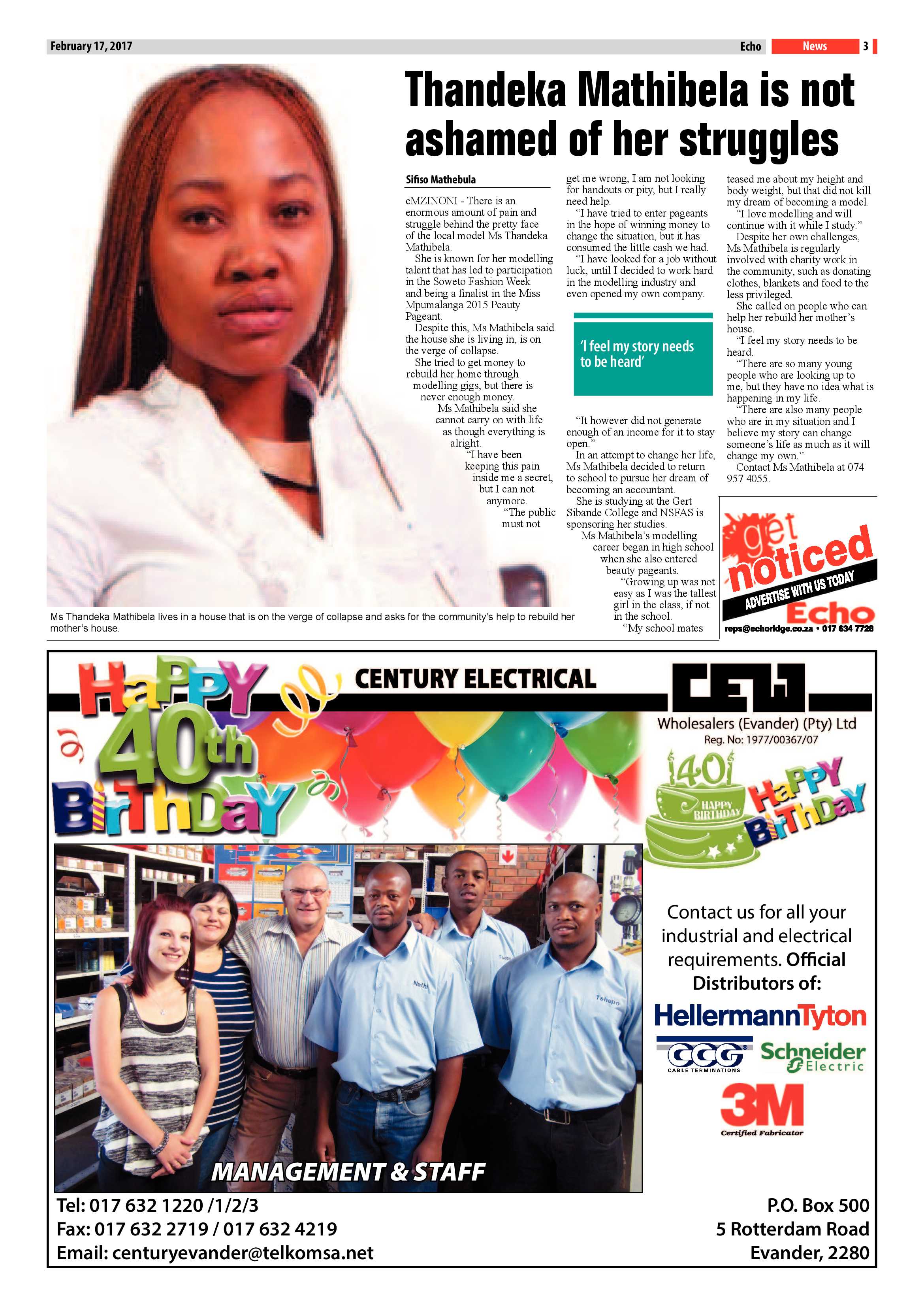 Echo, 17 February 2017 page 3