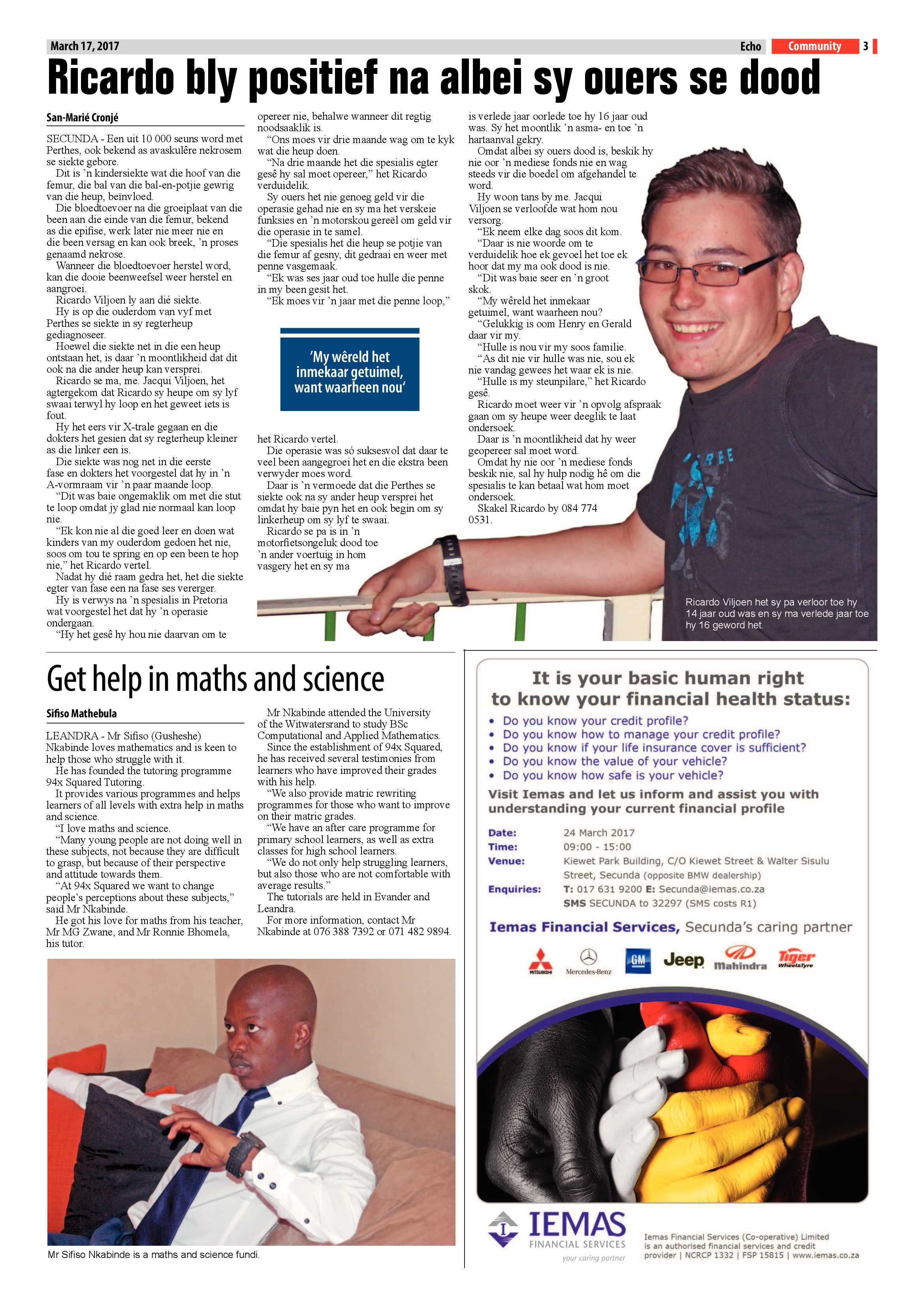 Echo, 17 March 2017 page 3