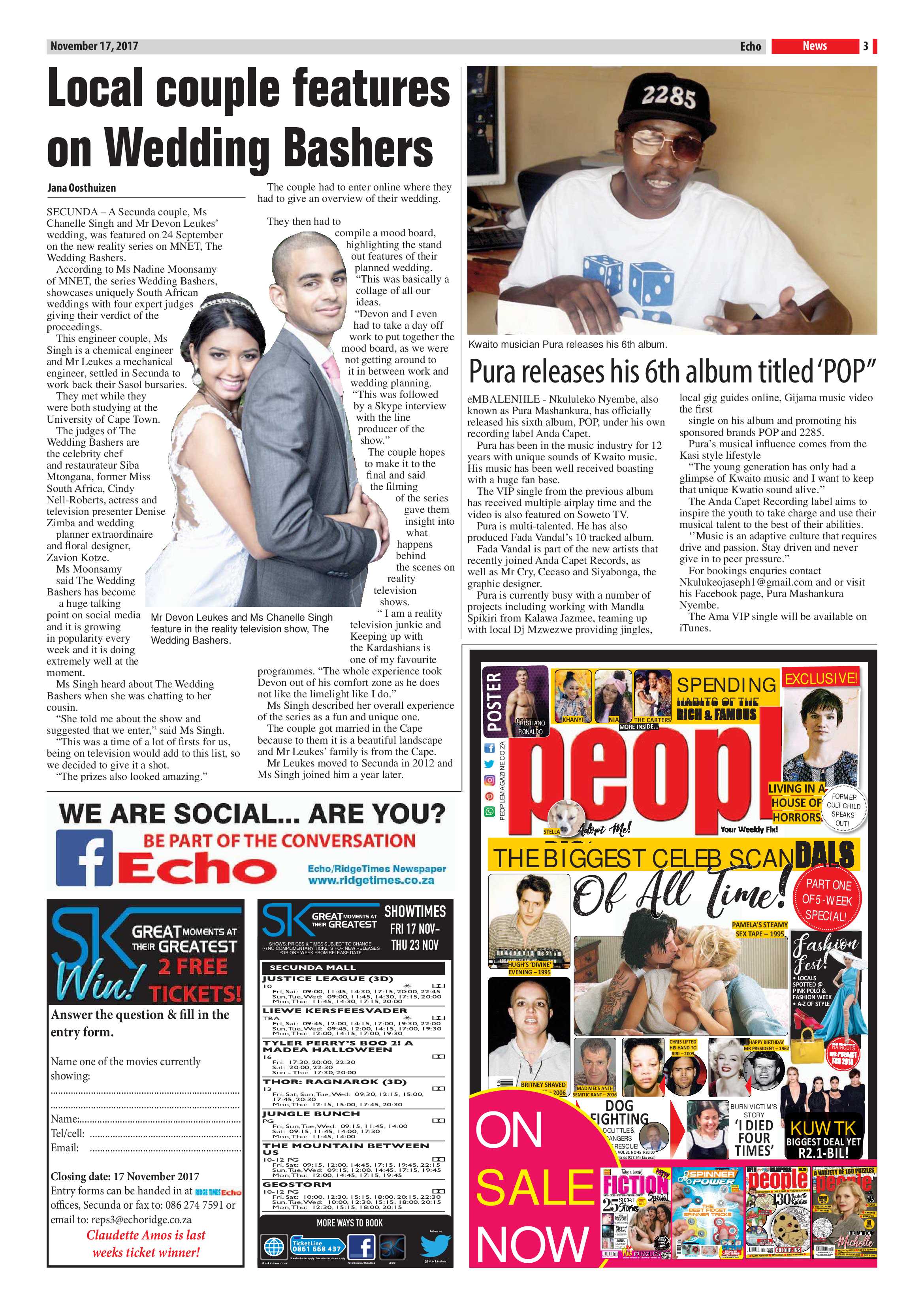 Echo, 17 November 2017 page 3
