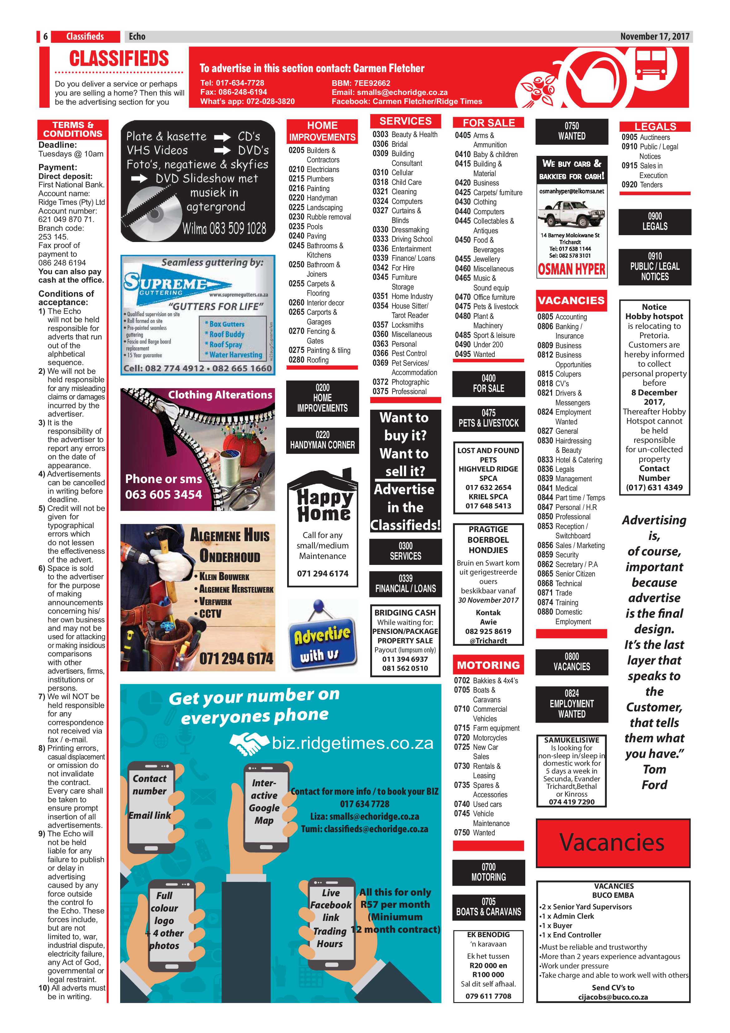 Echo, 17 November 2017 page 6