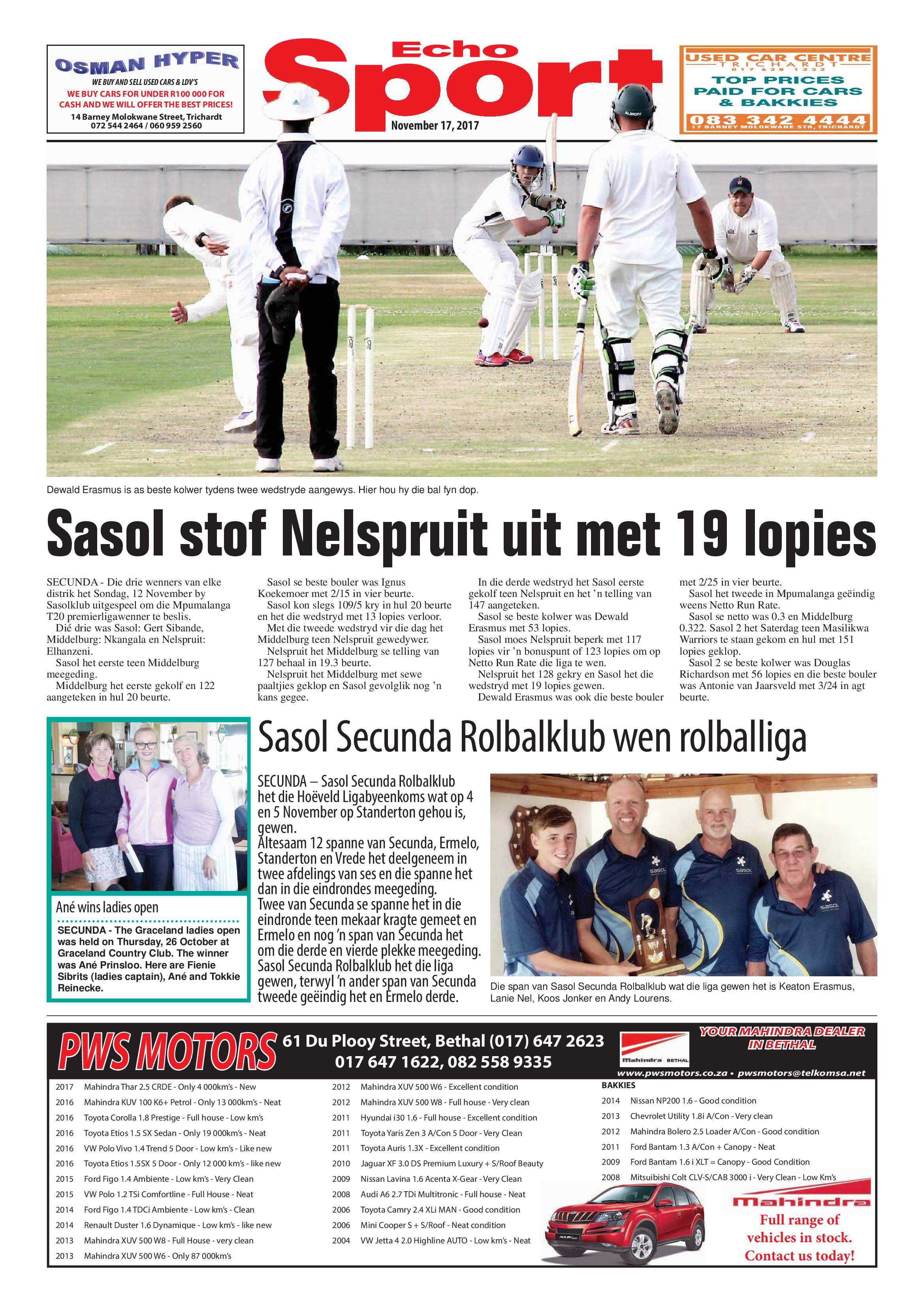 Echo, 17 November 2017 page 8
