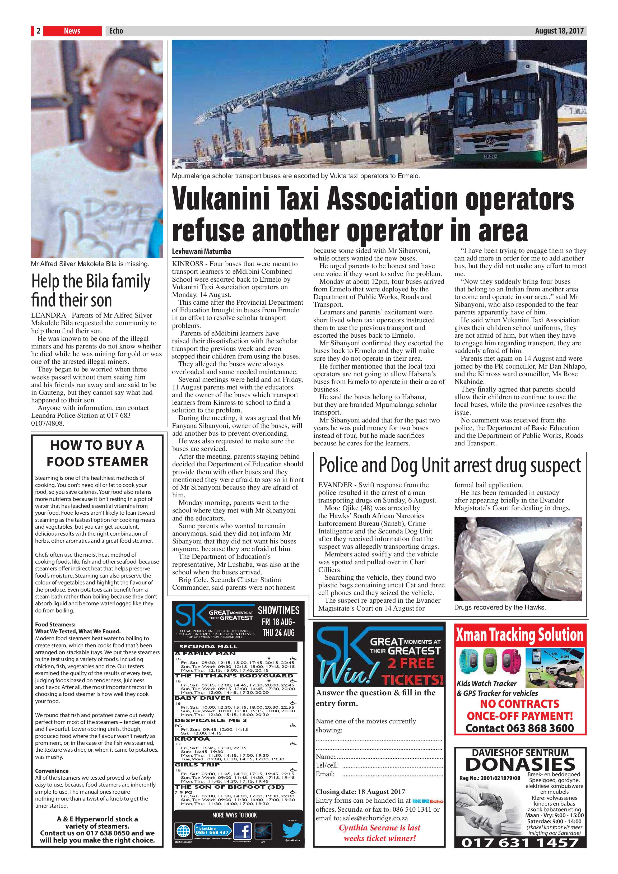 Echo, 18 August 2017 page 2