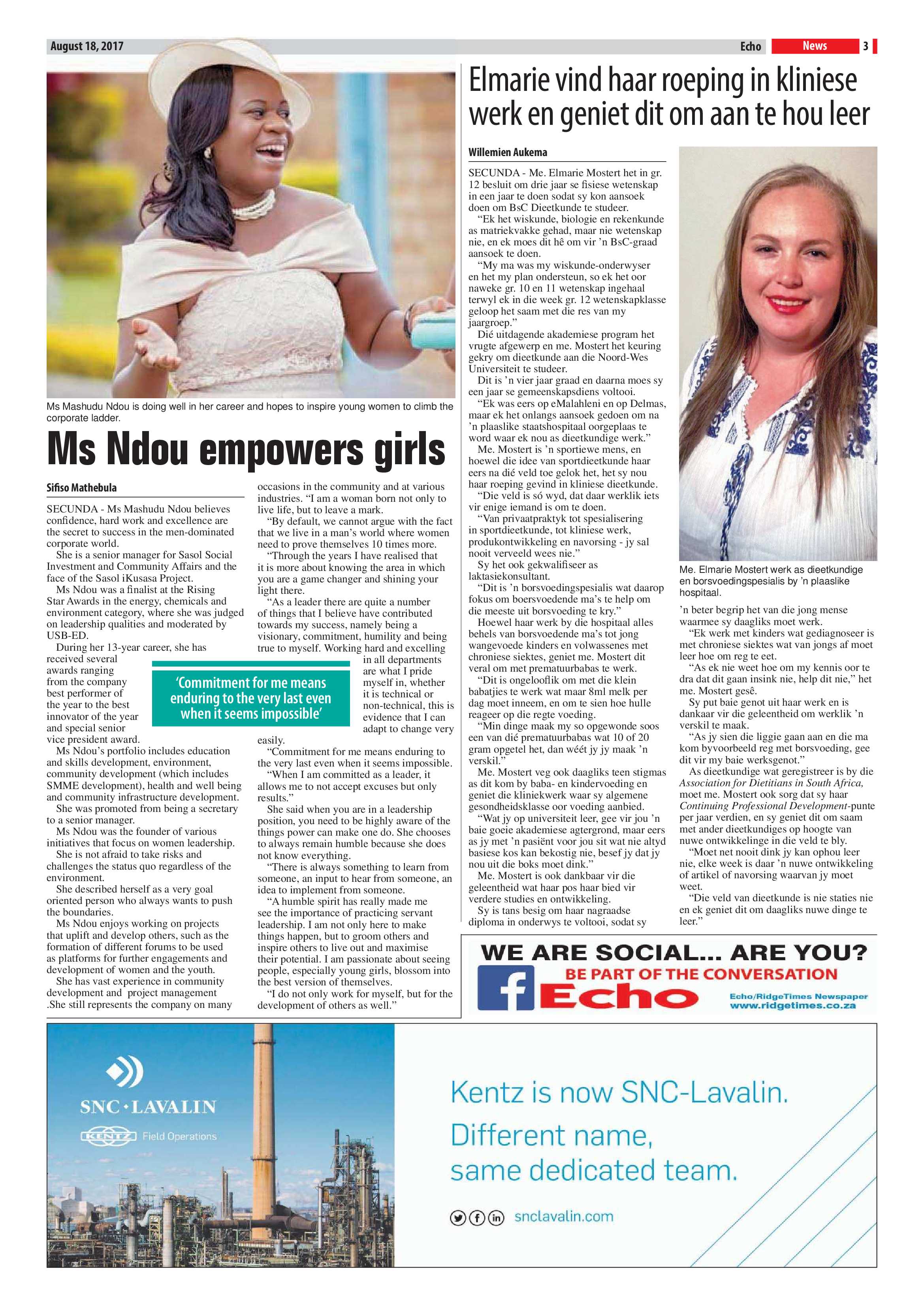 Echo, 18 August 2017 page 3
