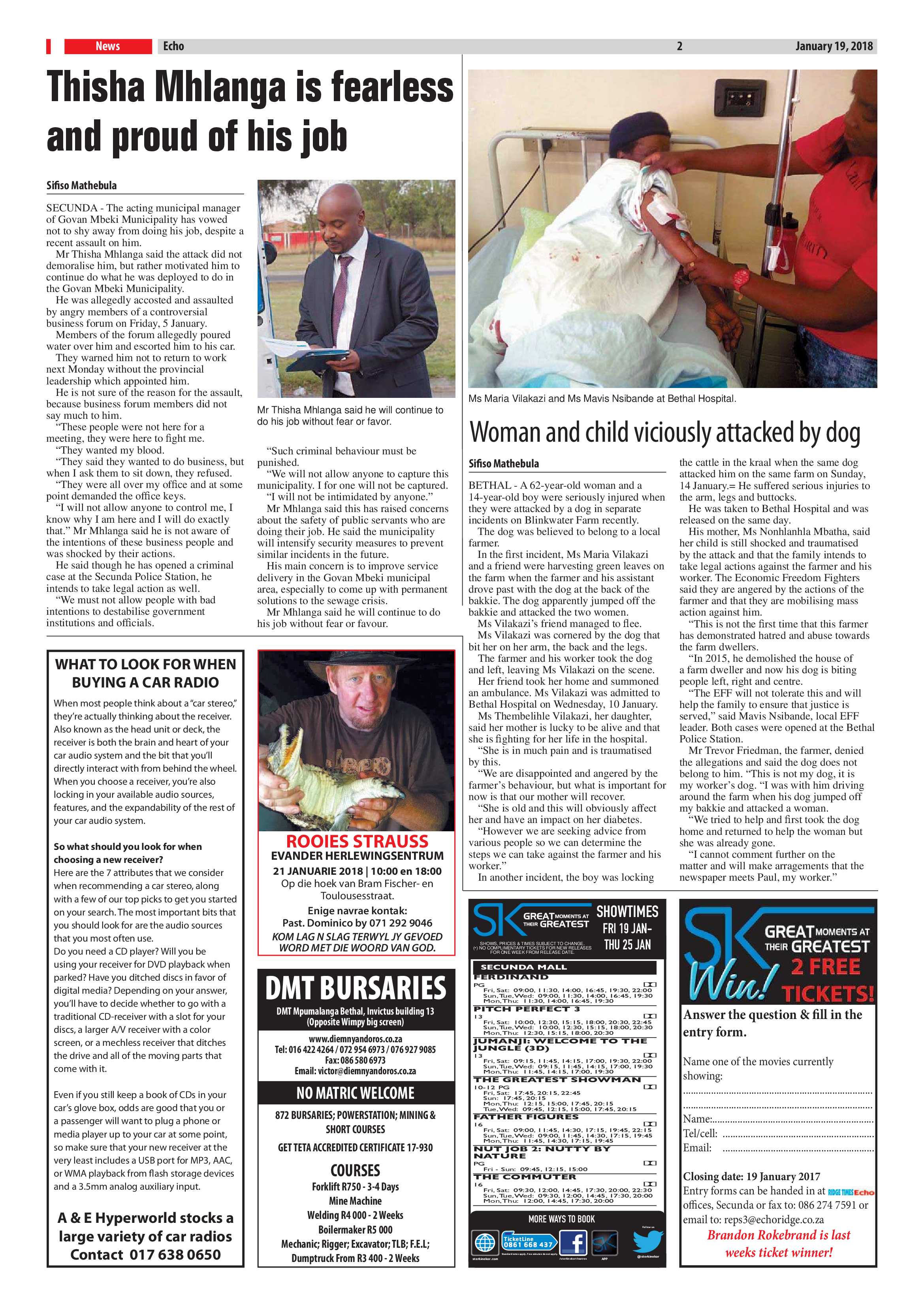 Echo, 19 January 2018 page 2