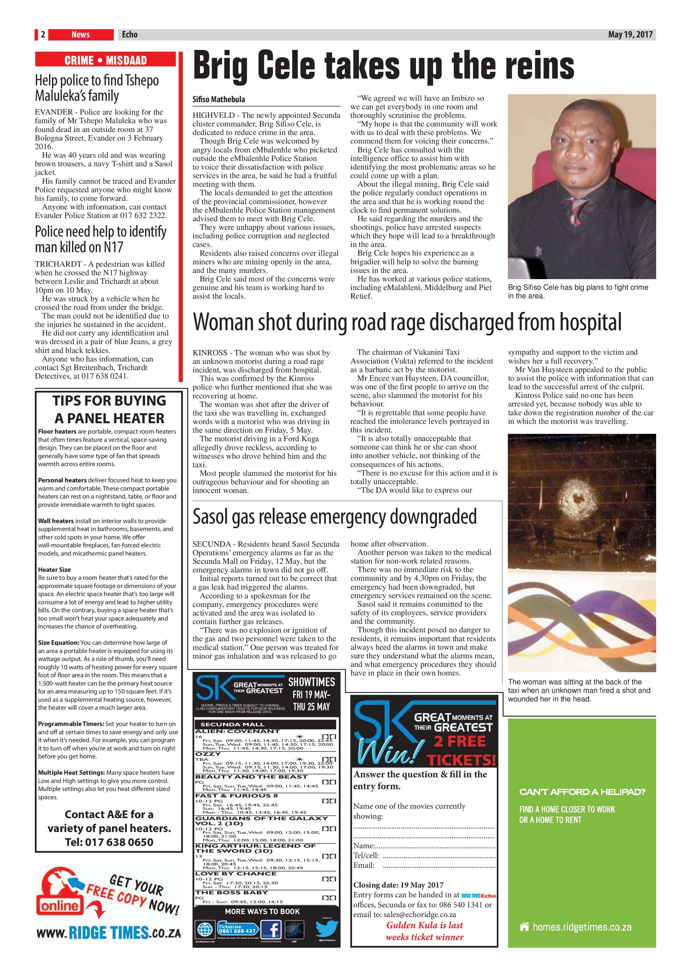 Echo, 19 May 2017 page 2