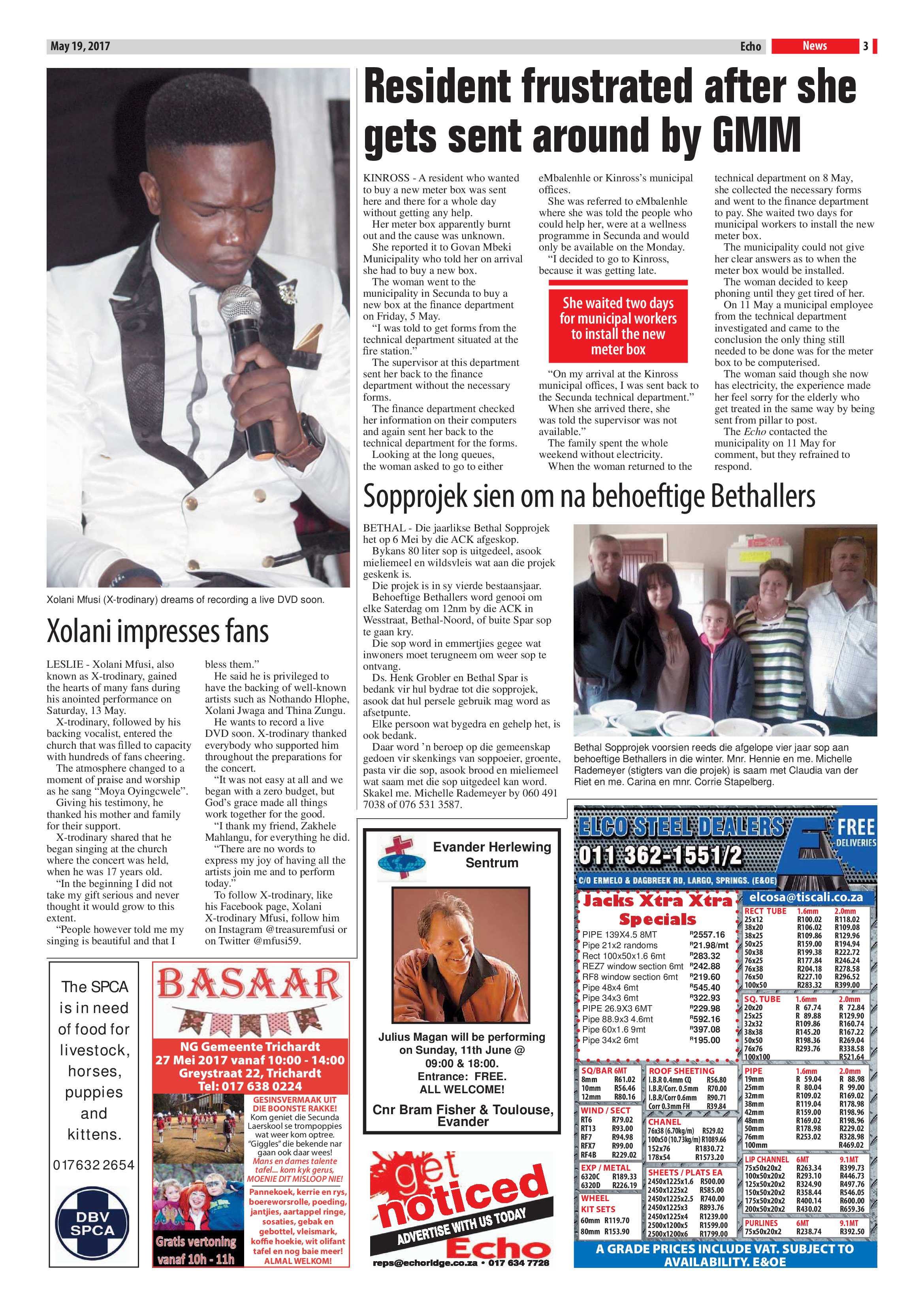Echo, 19 May 2017 page 3