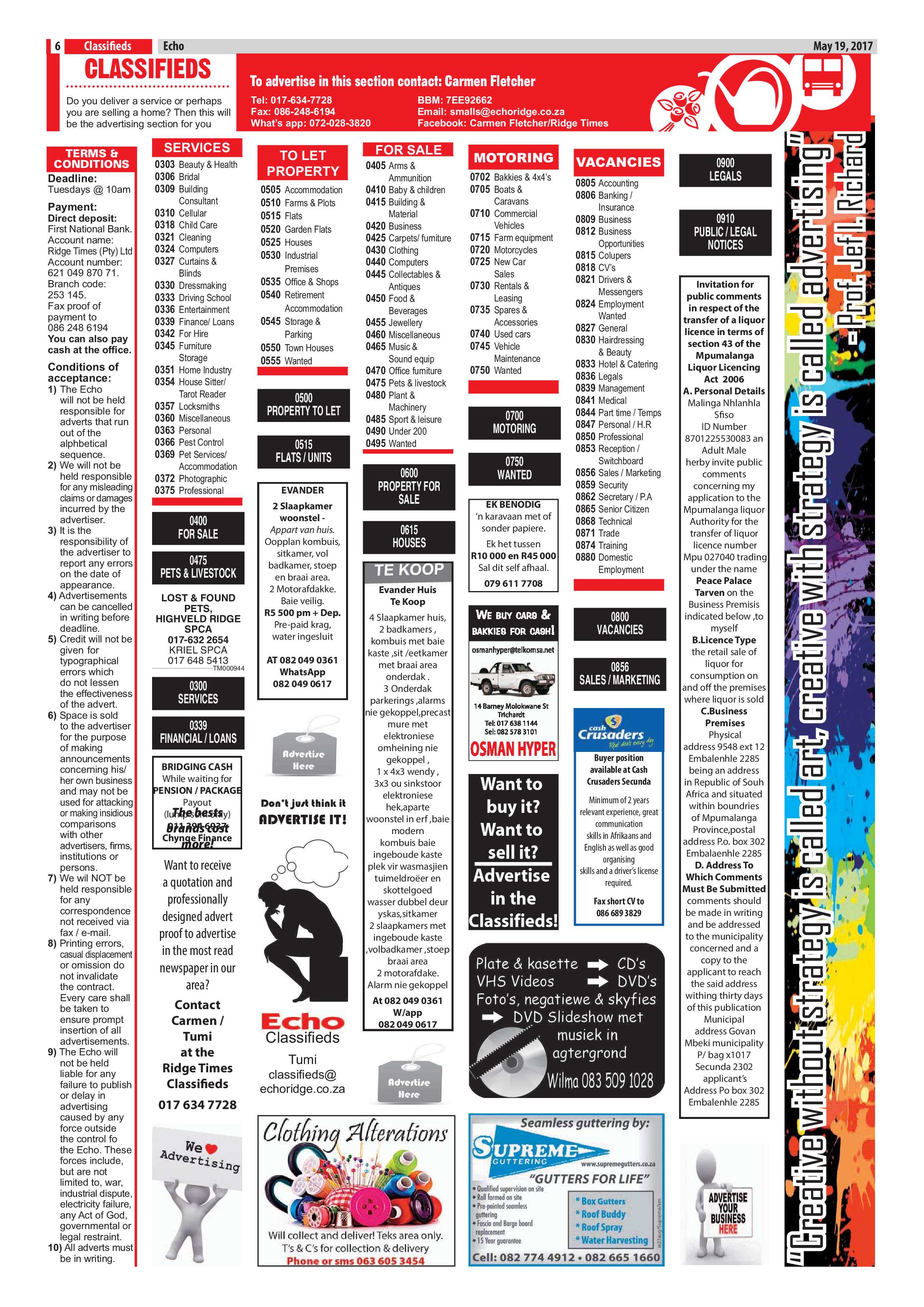 Echo, 19 May 2017 page 6
