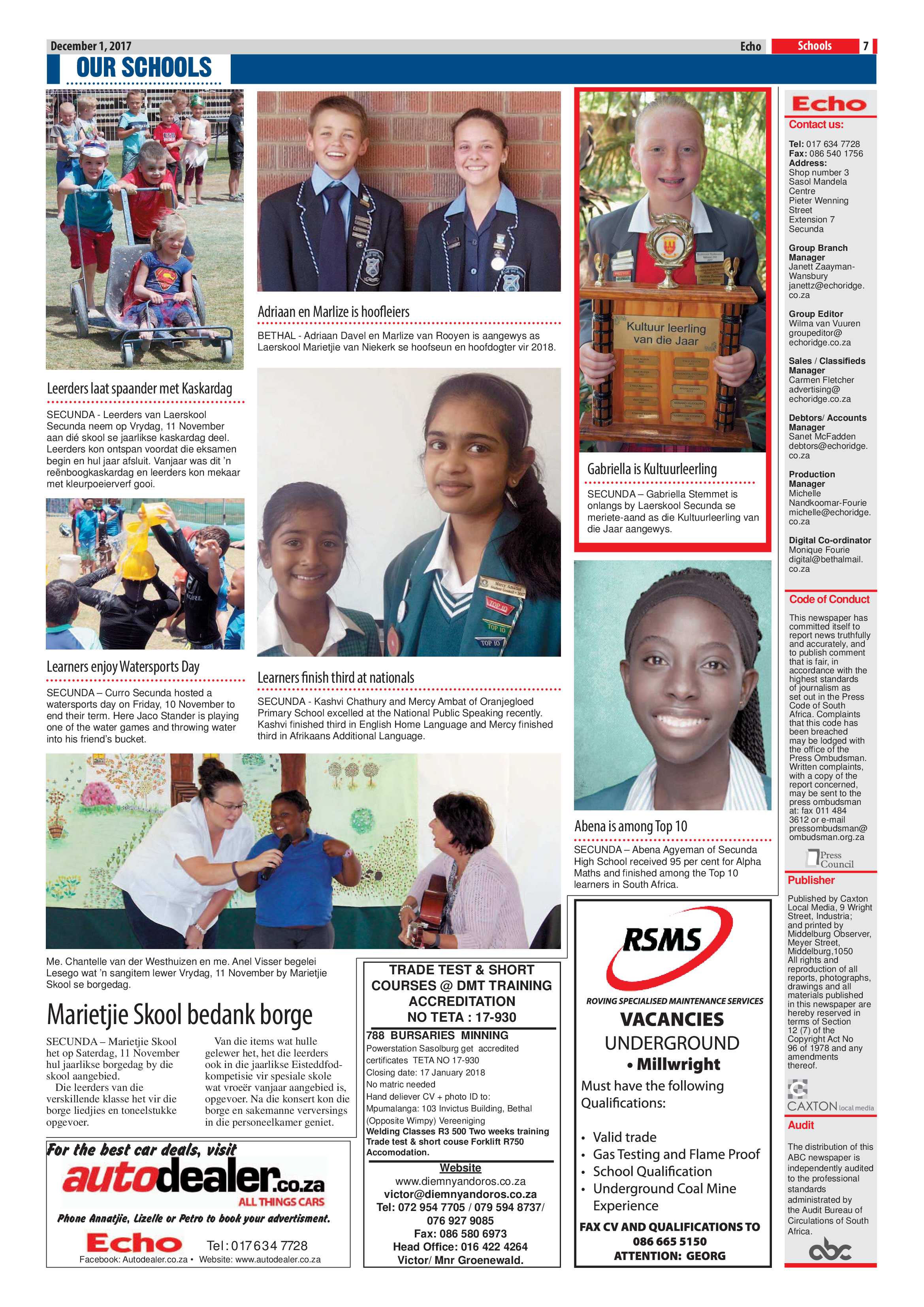 Echo, 1 December 2017 page 7