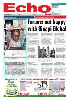 Echo, 1 December 2017