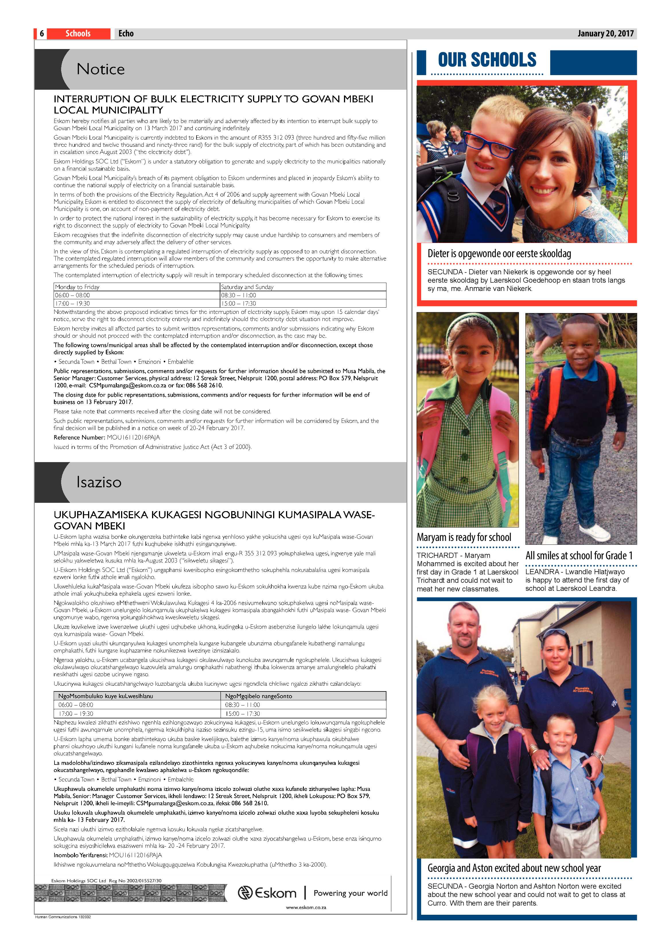 Echo, 20 January 2017 page 6