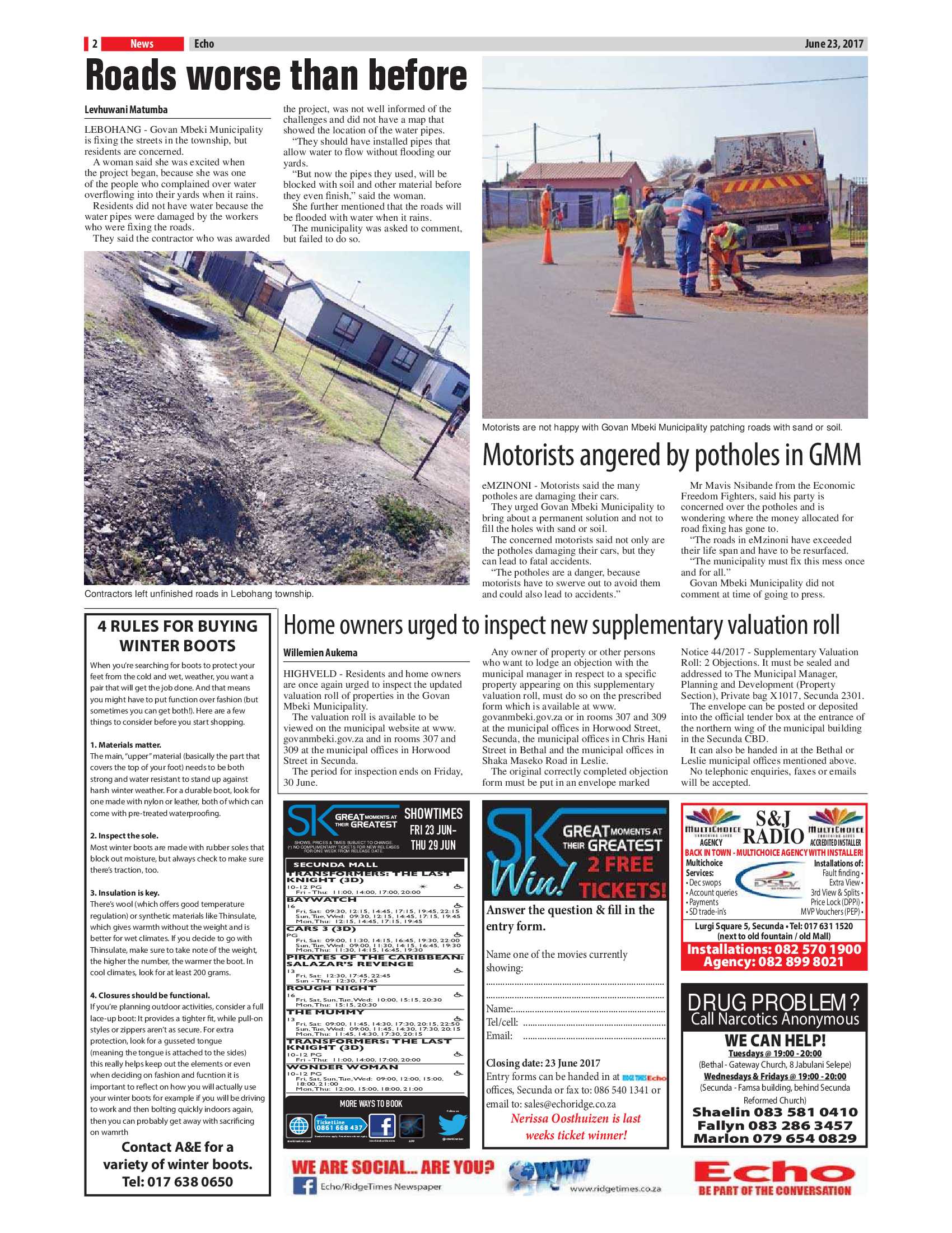 Echo, 23 June 2017 page 2