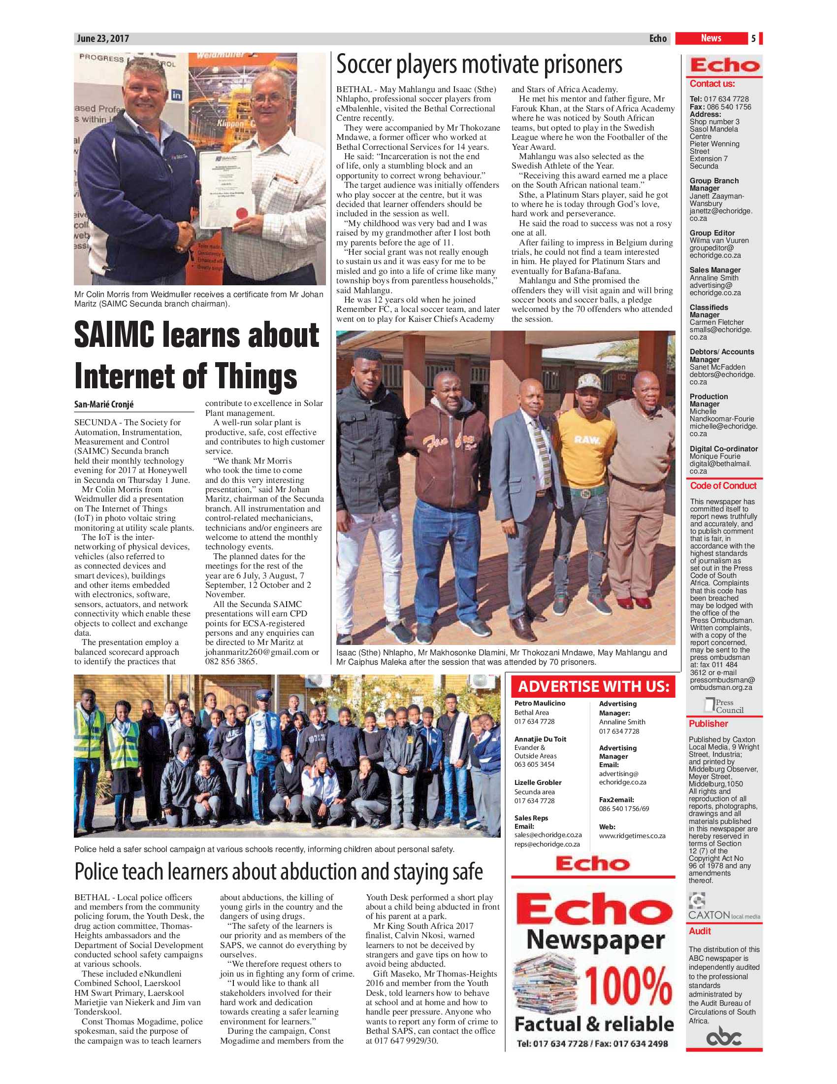 Echo, 23 June 2017 page 5
