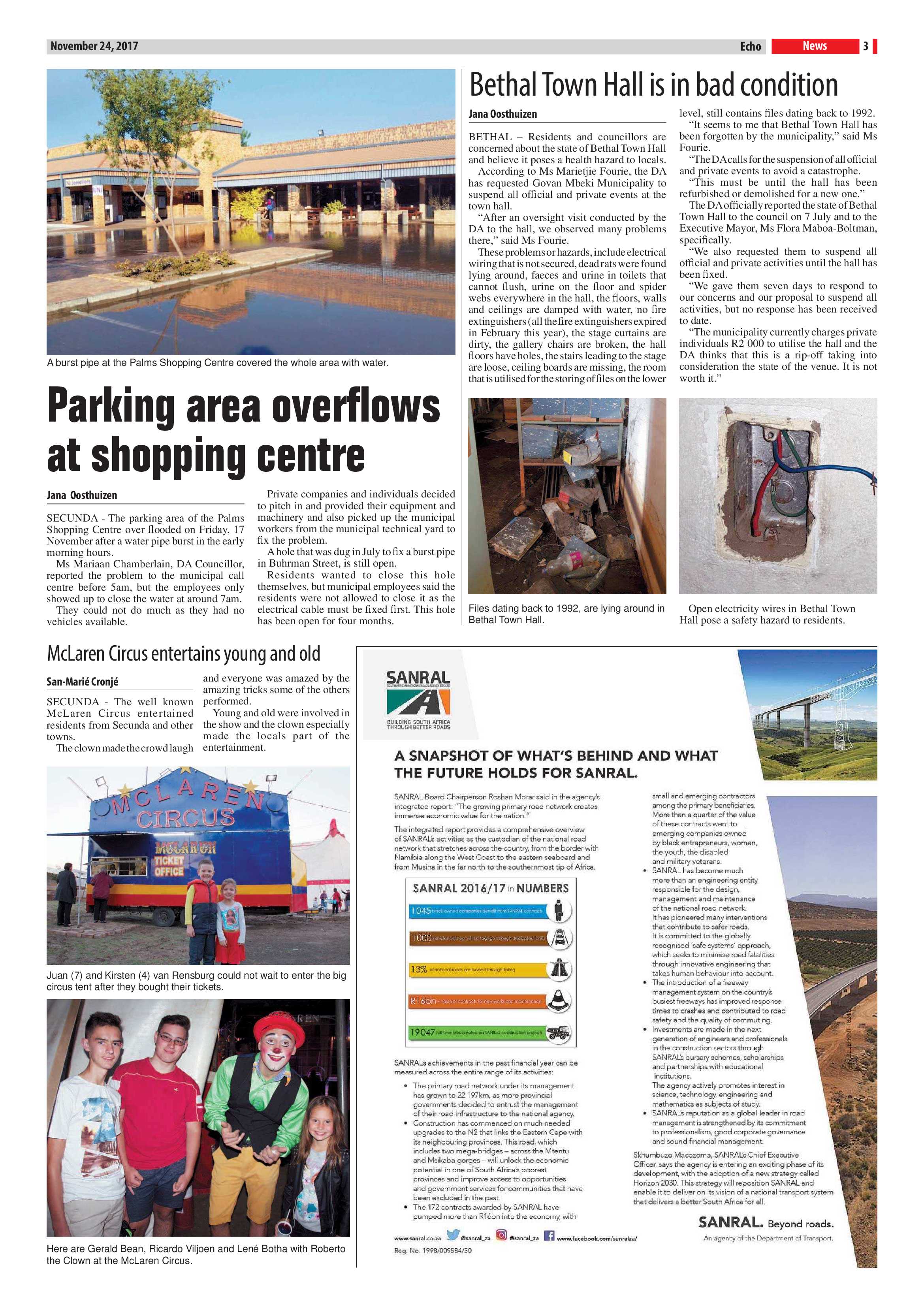 Echo, 24 November 2017 page 3