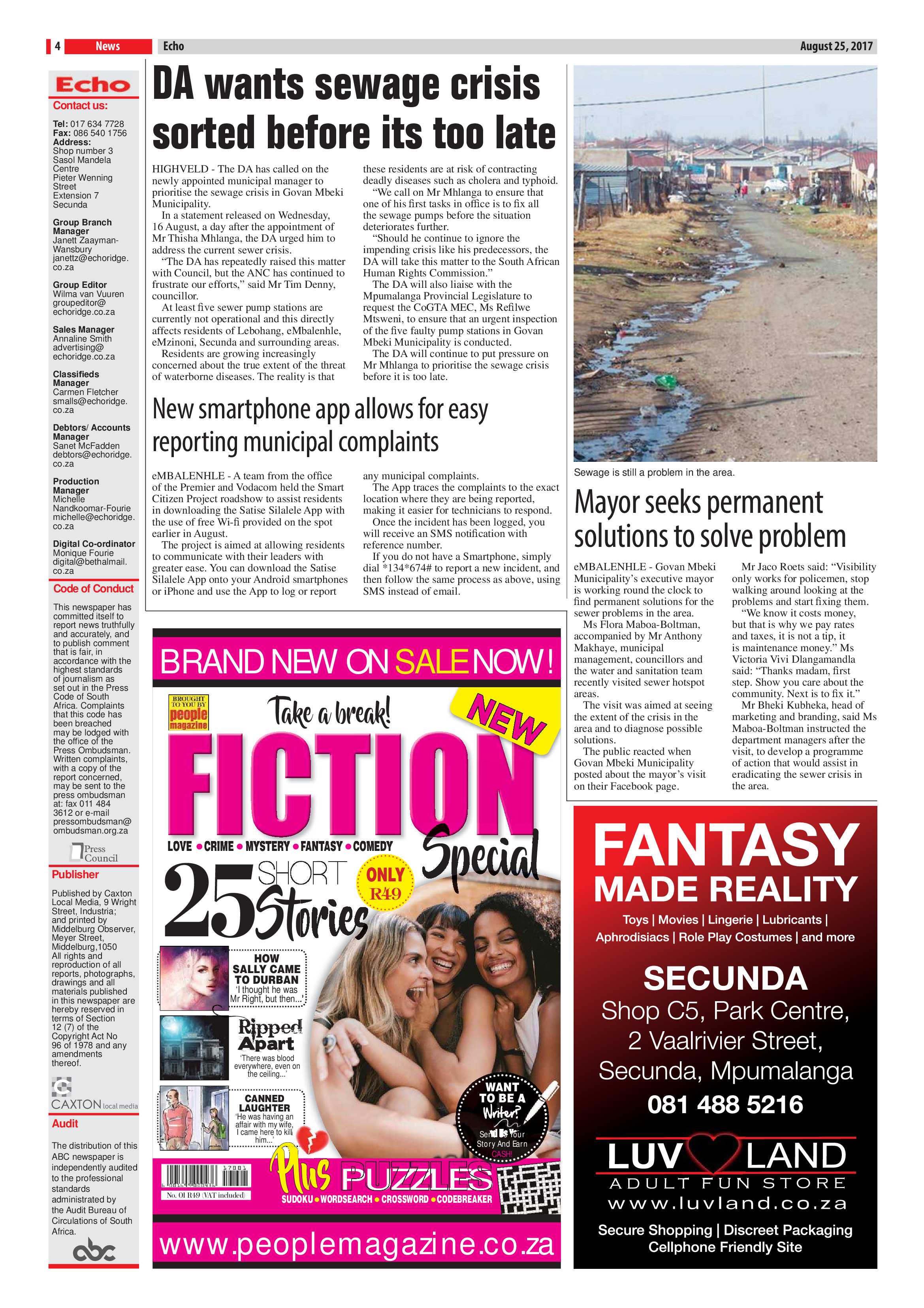 Echo, 25 August 2017 page 4
