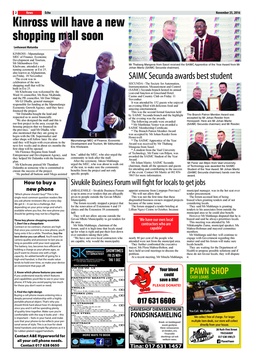 Echo, 25 November 2016 page 2
