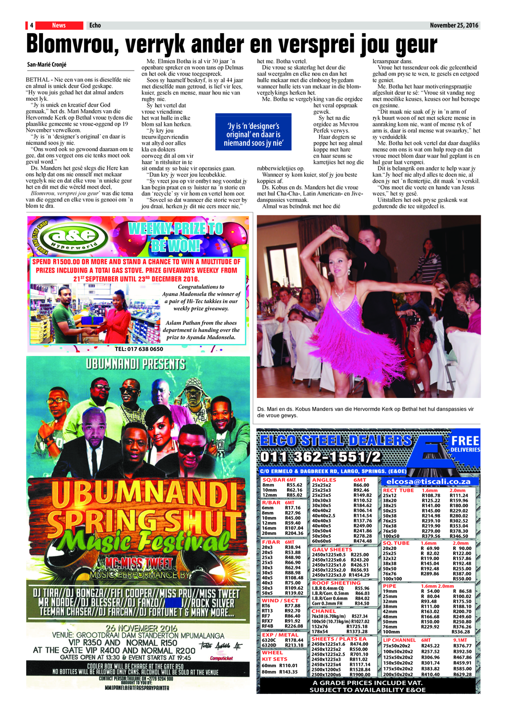 Echo, 25 November 2016 page 4