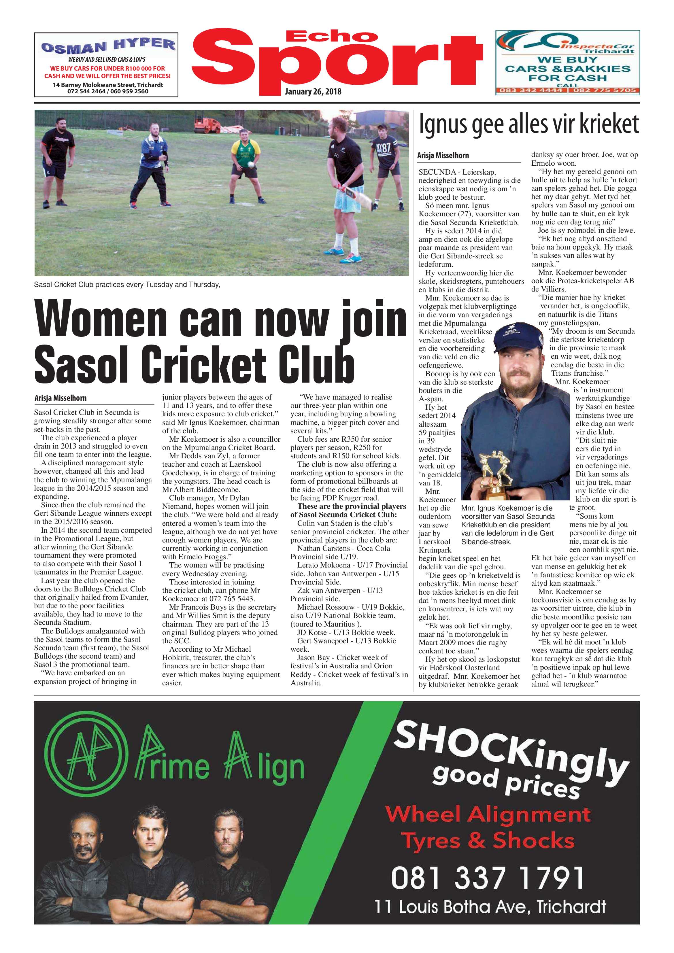 Echo, 26 January 2018 page 12