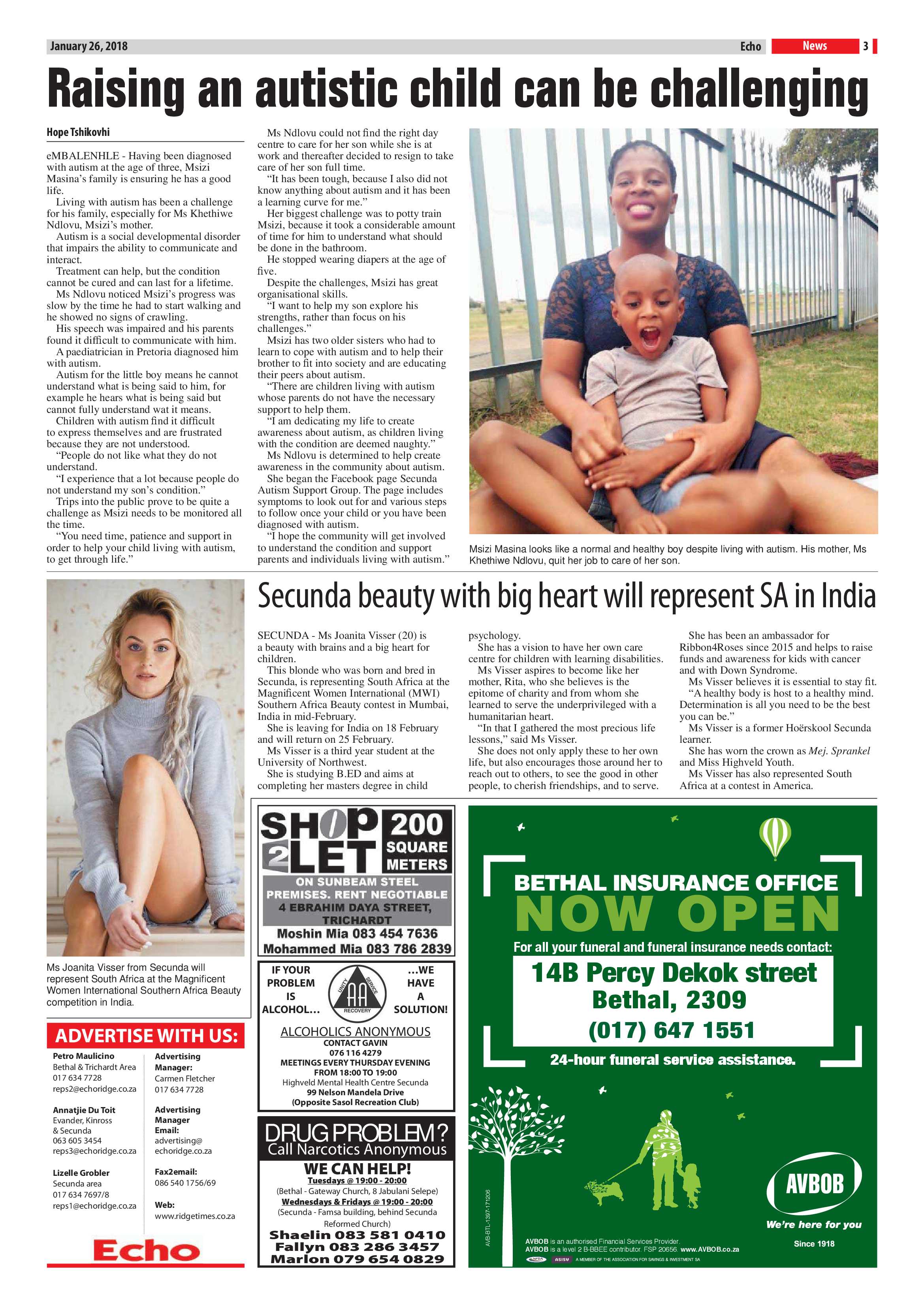 Echo, 26 January 2018 page 3