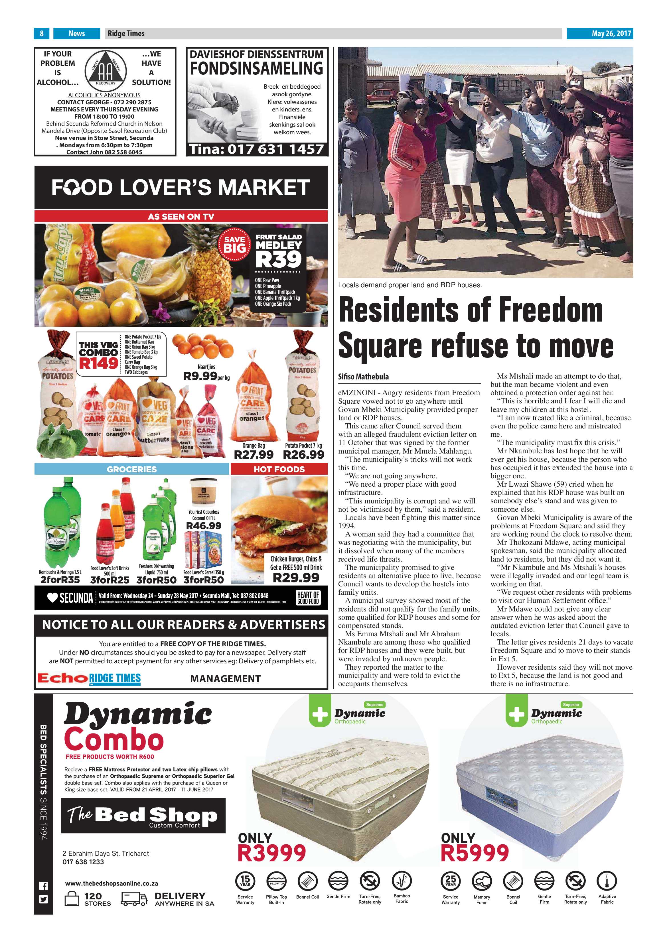 Echo, 26 May 2017 page 8